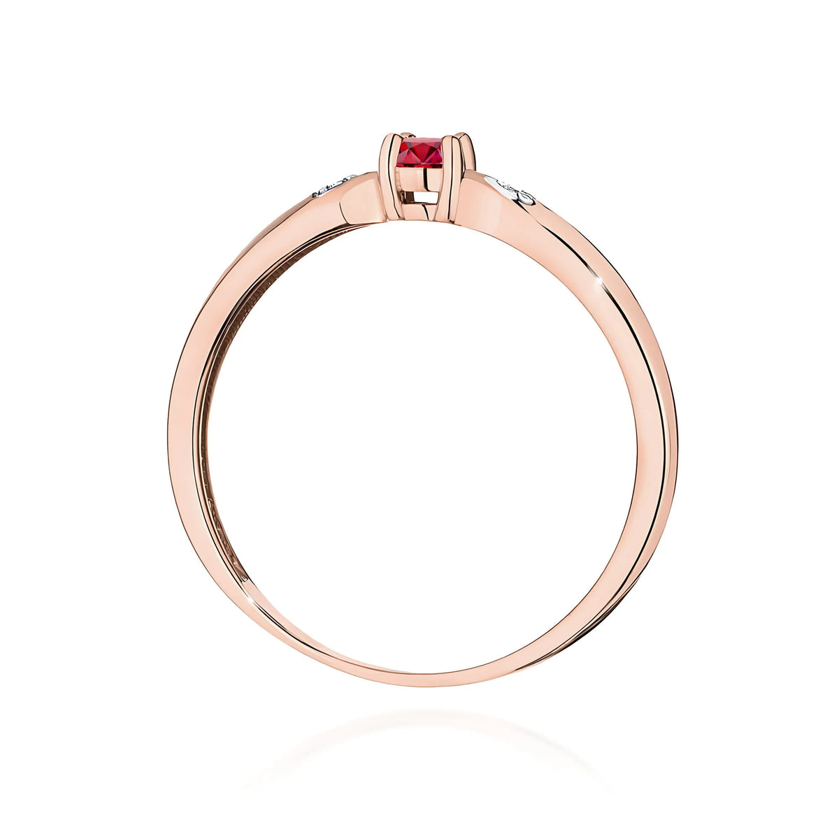 Bague Dafne en or avec rubis et diamants