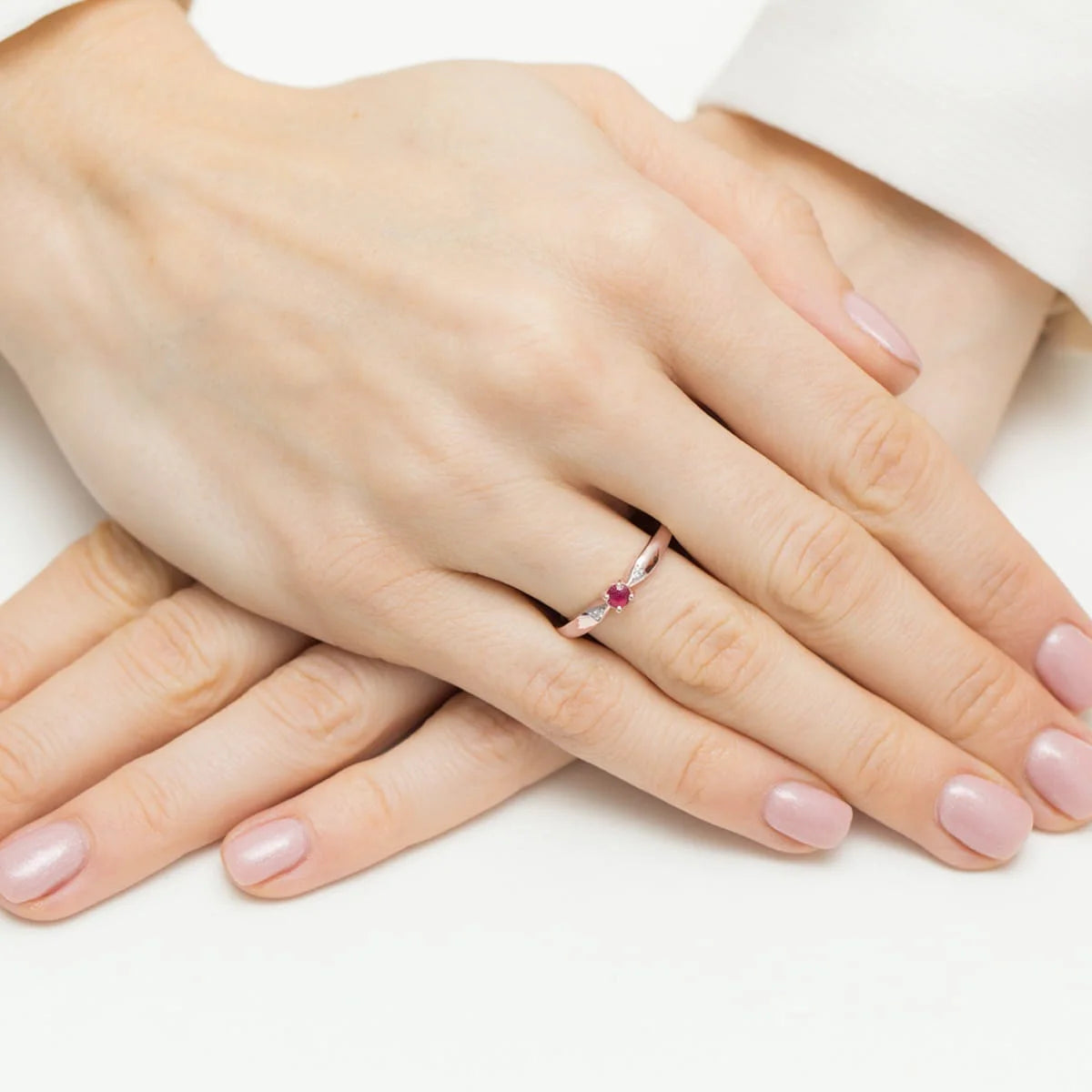 Bague Dafne en or avec rubis et diamants