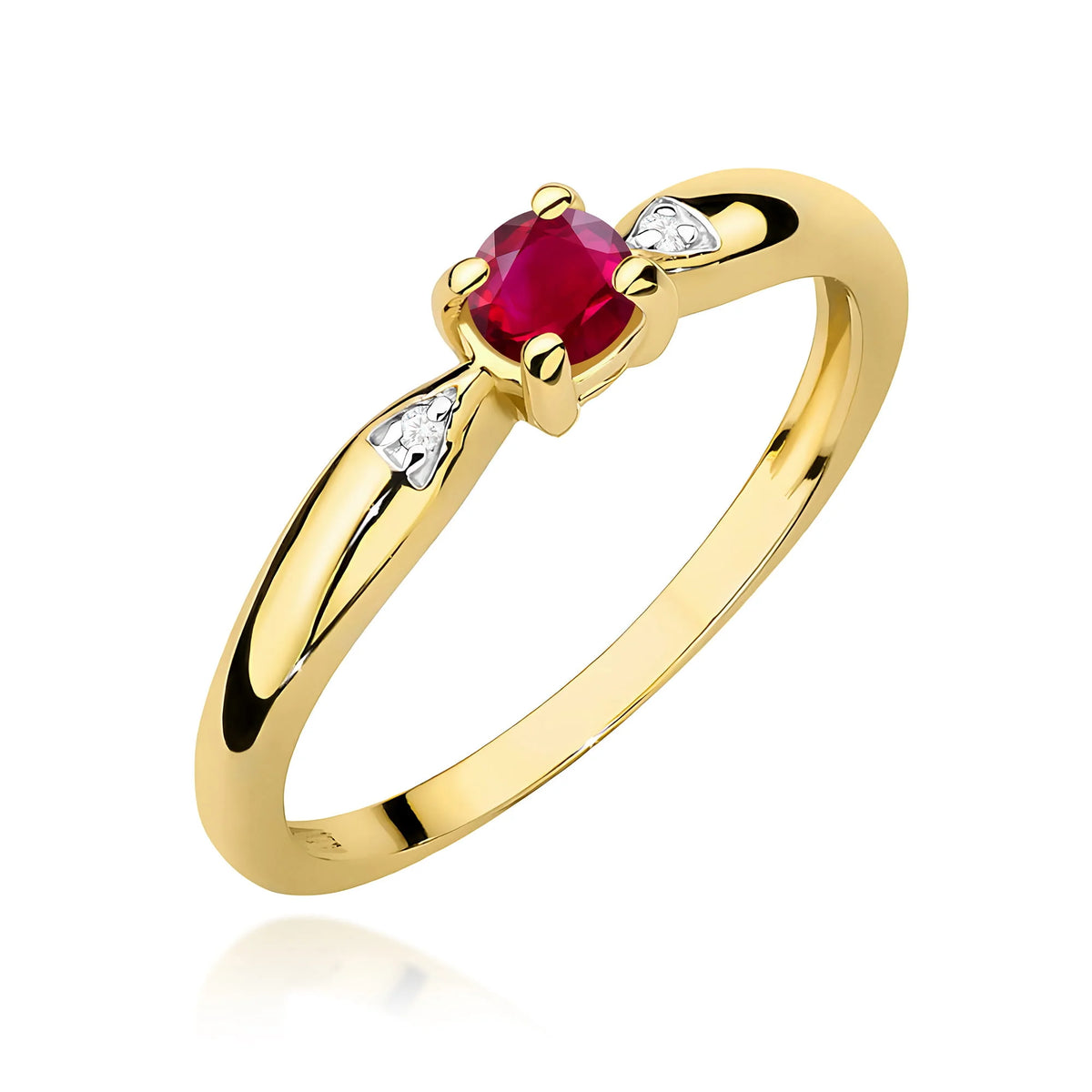 Bague Dafne en or avec rubis et diamants