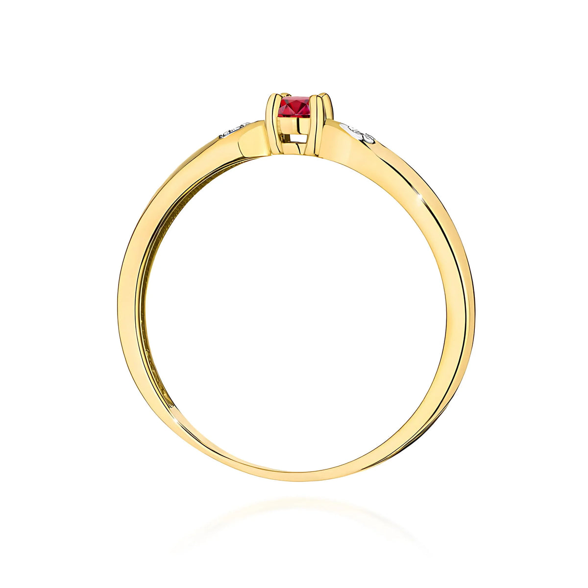 Bague Dafne en or avec rubis et diamants