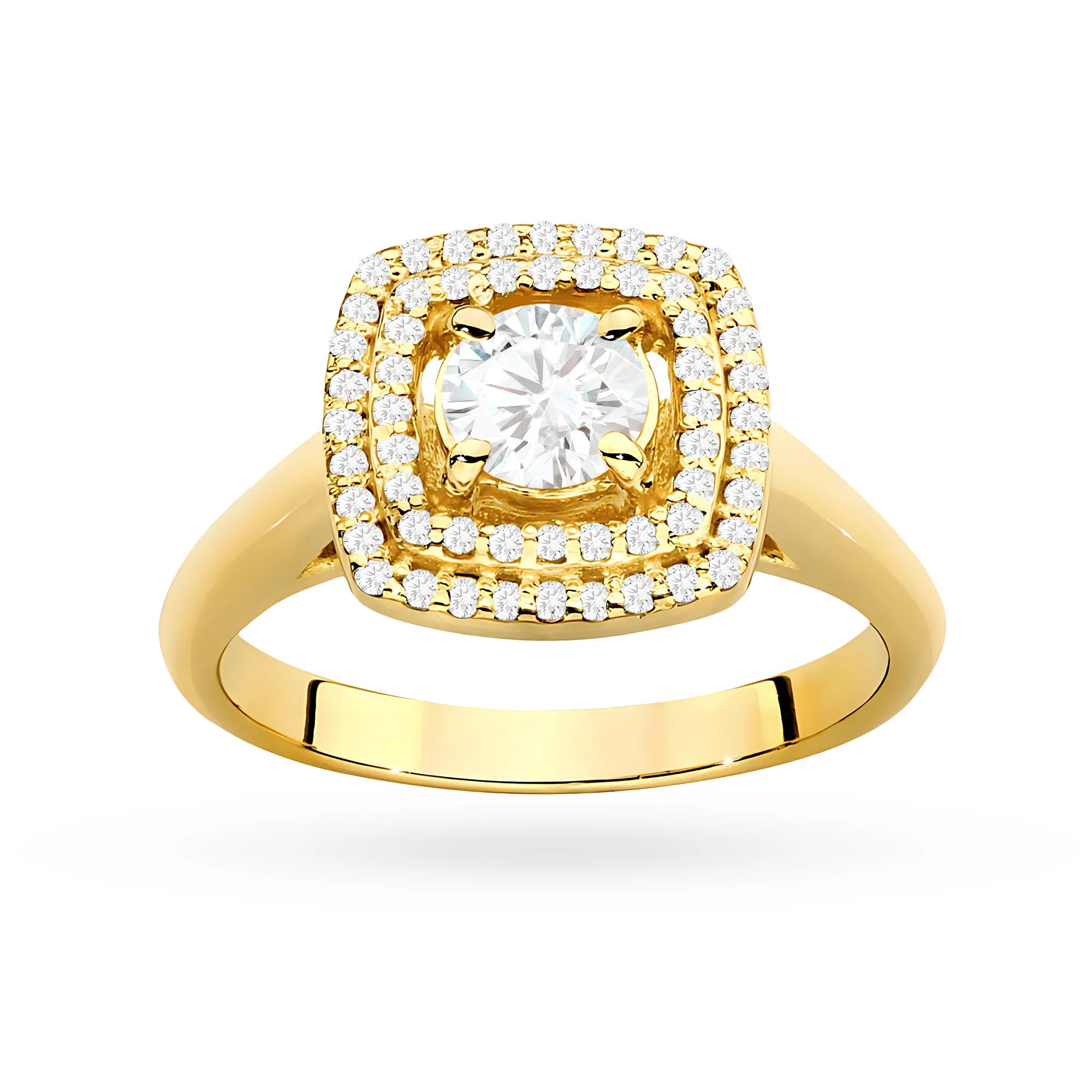 Gold Majesty Ring with Lab-Grown Diamonds