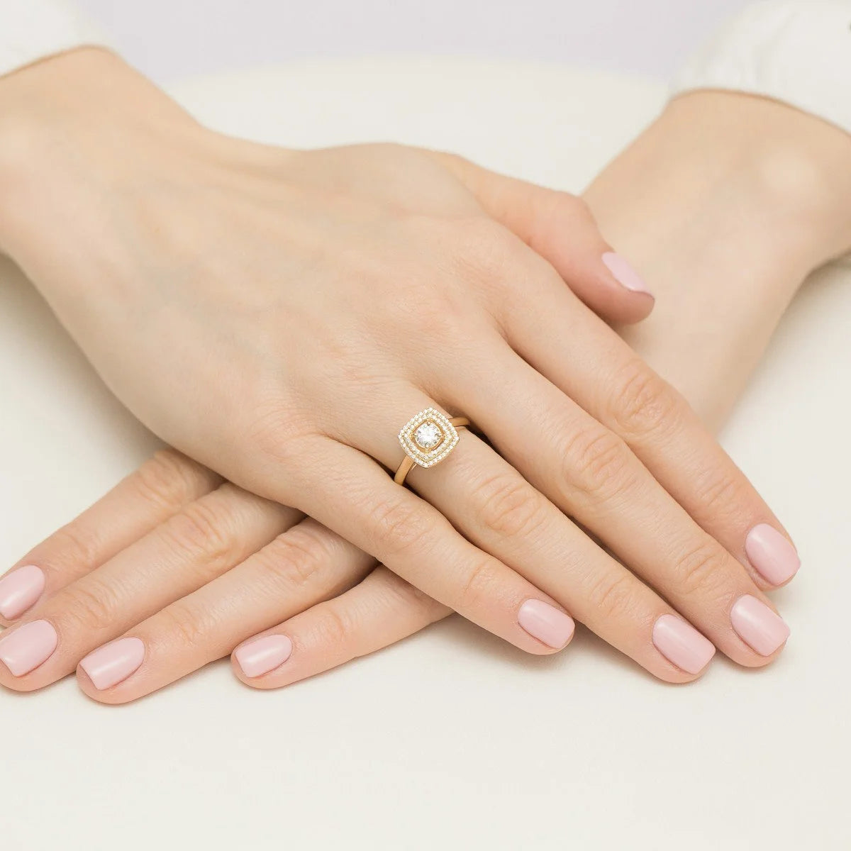 Anello Majesty in Oro con Diamanti da Laboratorio Lab Grown
