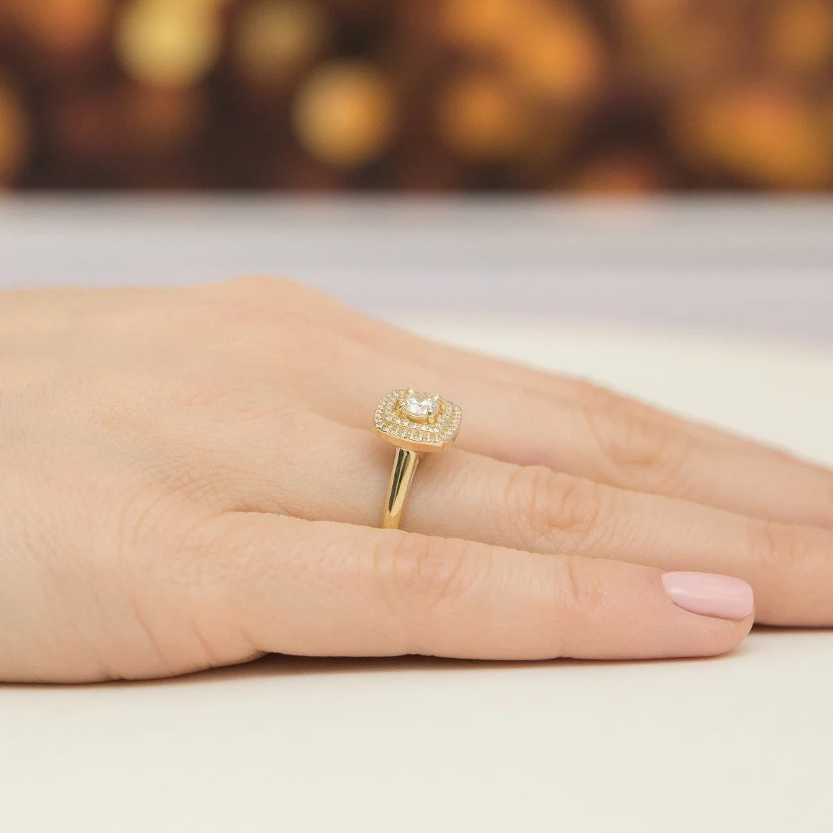 Anello Majesty in Oro con Diamanti da Laboratorio Lab Grown