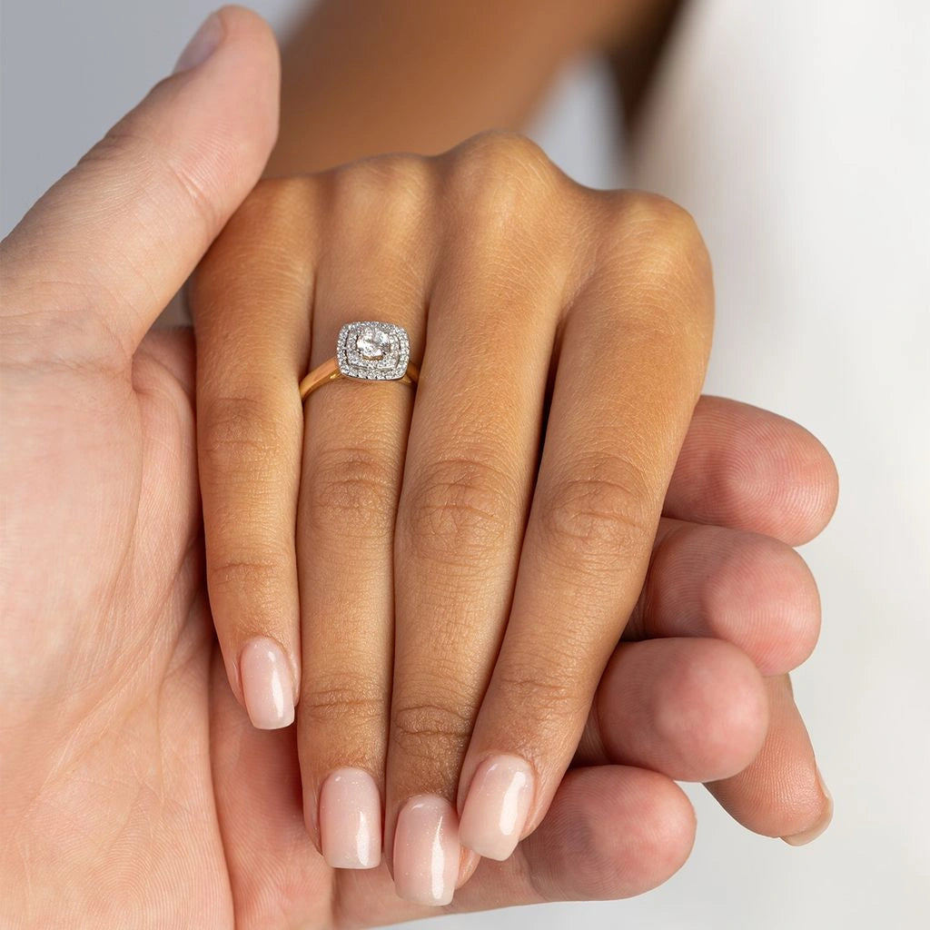 Anello Majesty in Oro con Diamanti da Laboratorio Lab Grown
