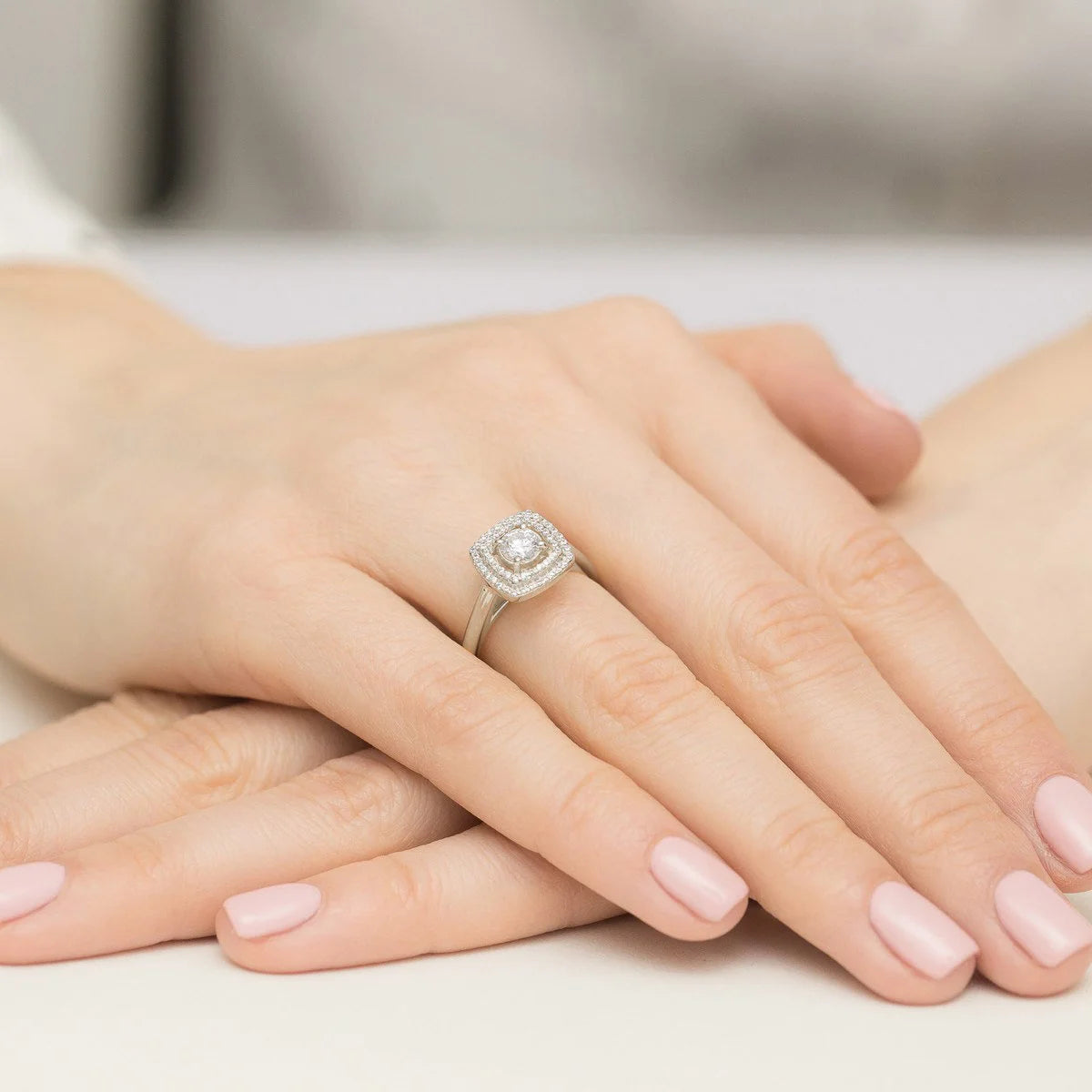 Anello Majesty in Oro con Diamanti da Laboratorio Lab Grown