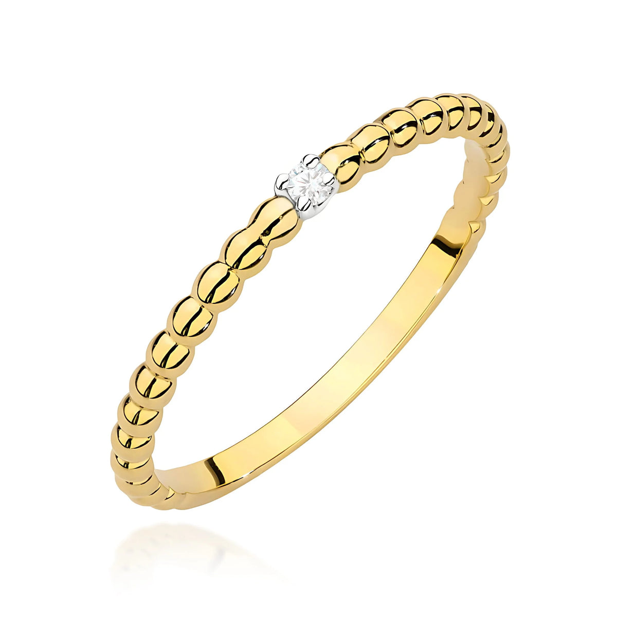 Fairy Gold Ring with Diamond
