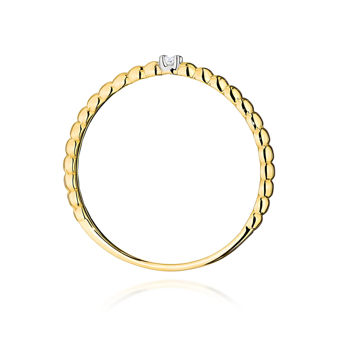 Fairy Gold Ring with Diamond