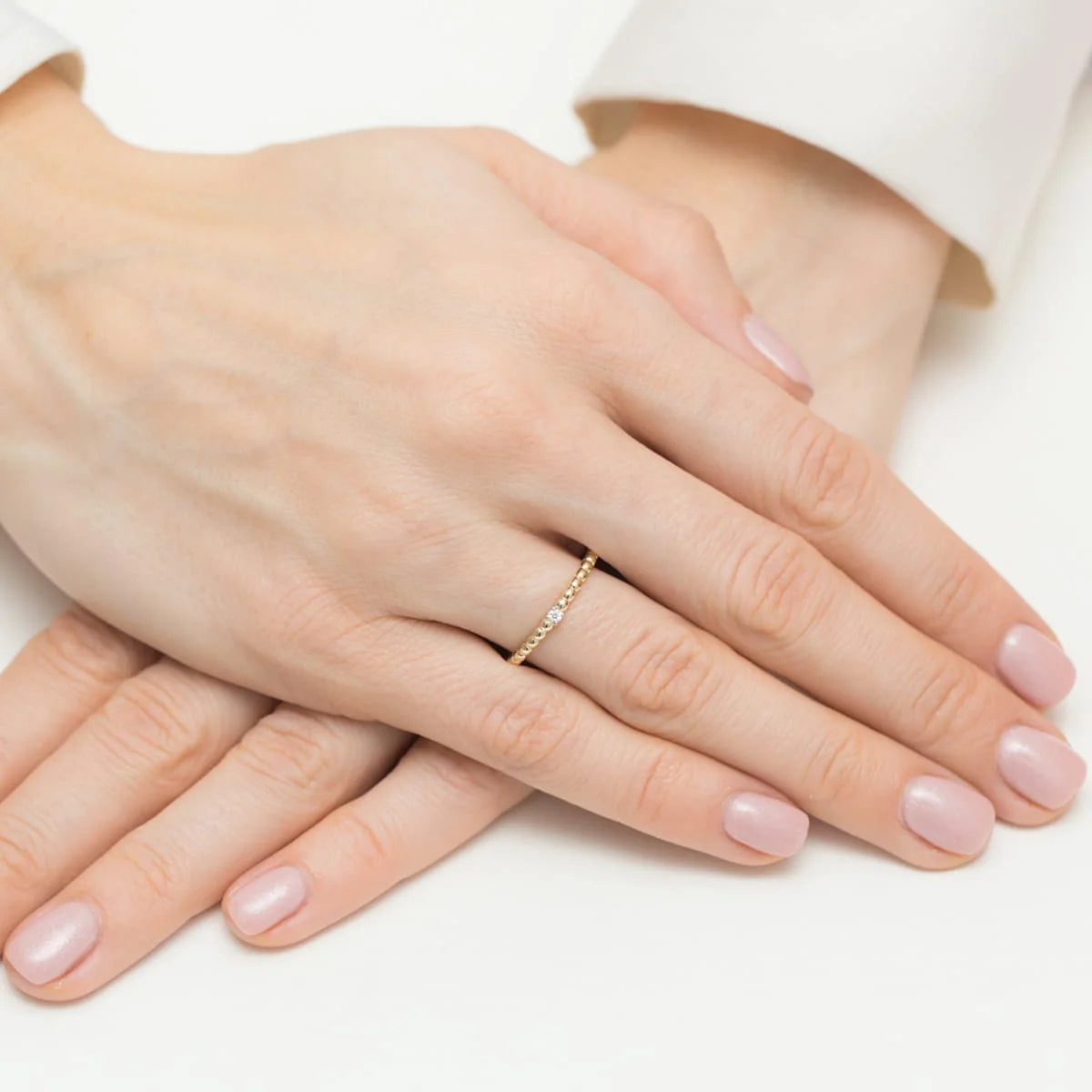 Fairy Gold Ring with Diamond