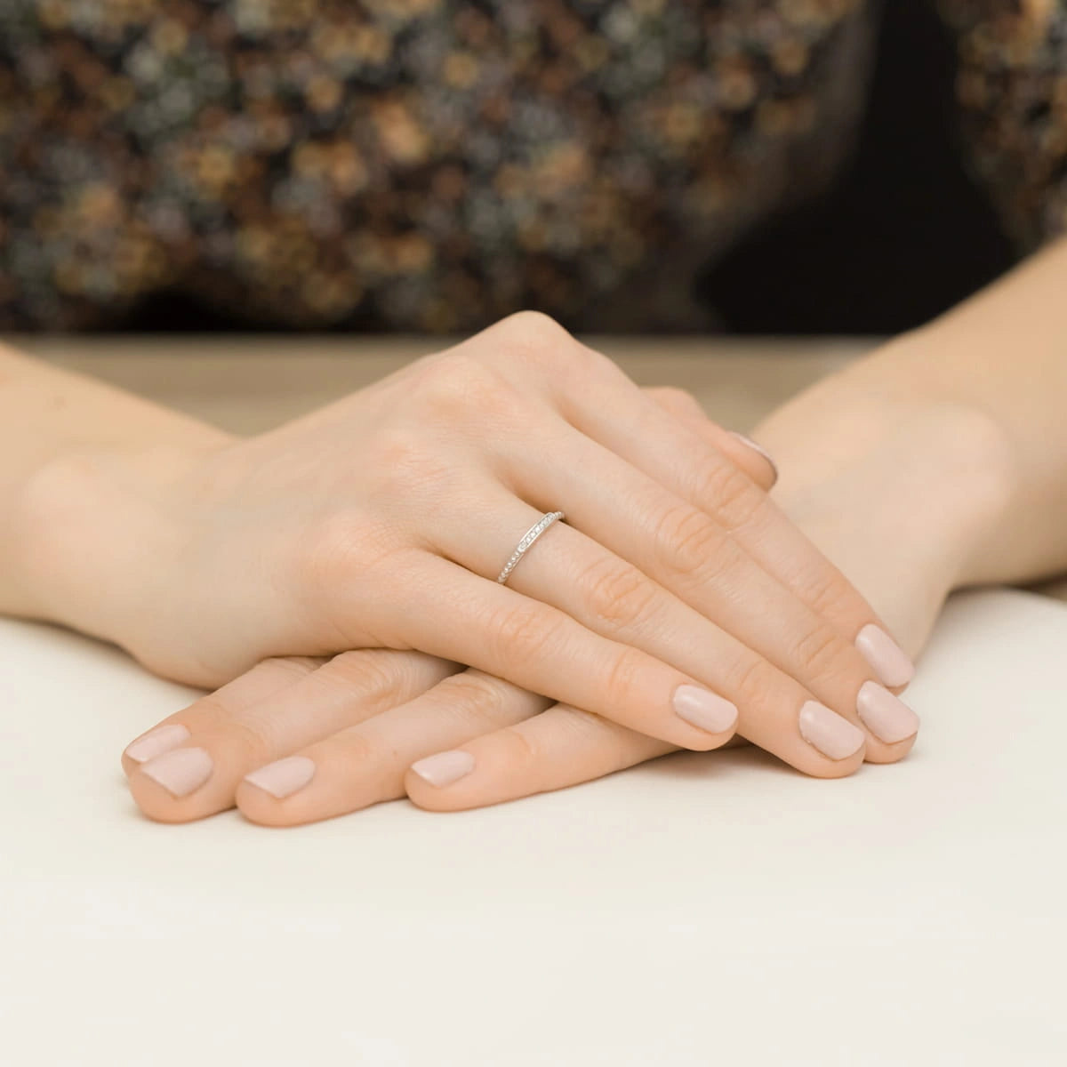 Bague Riviera Grace en or rose et diamants