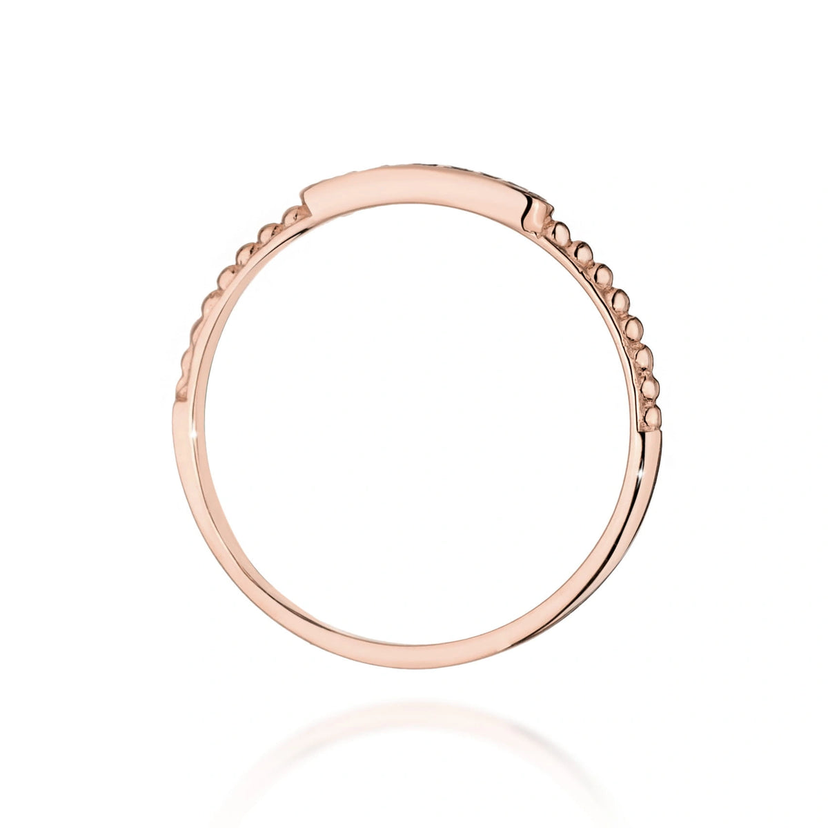 Bague Riviera Grace en or rose et diamants