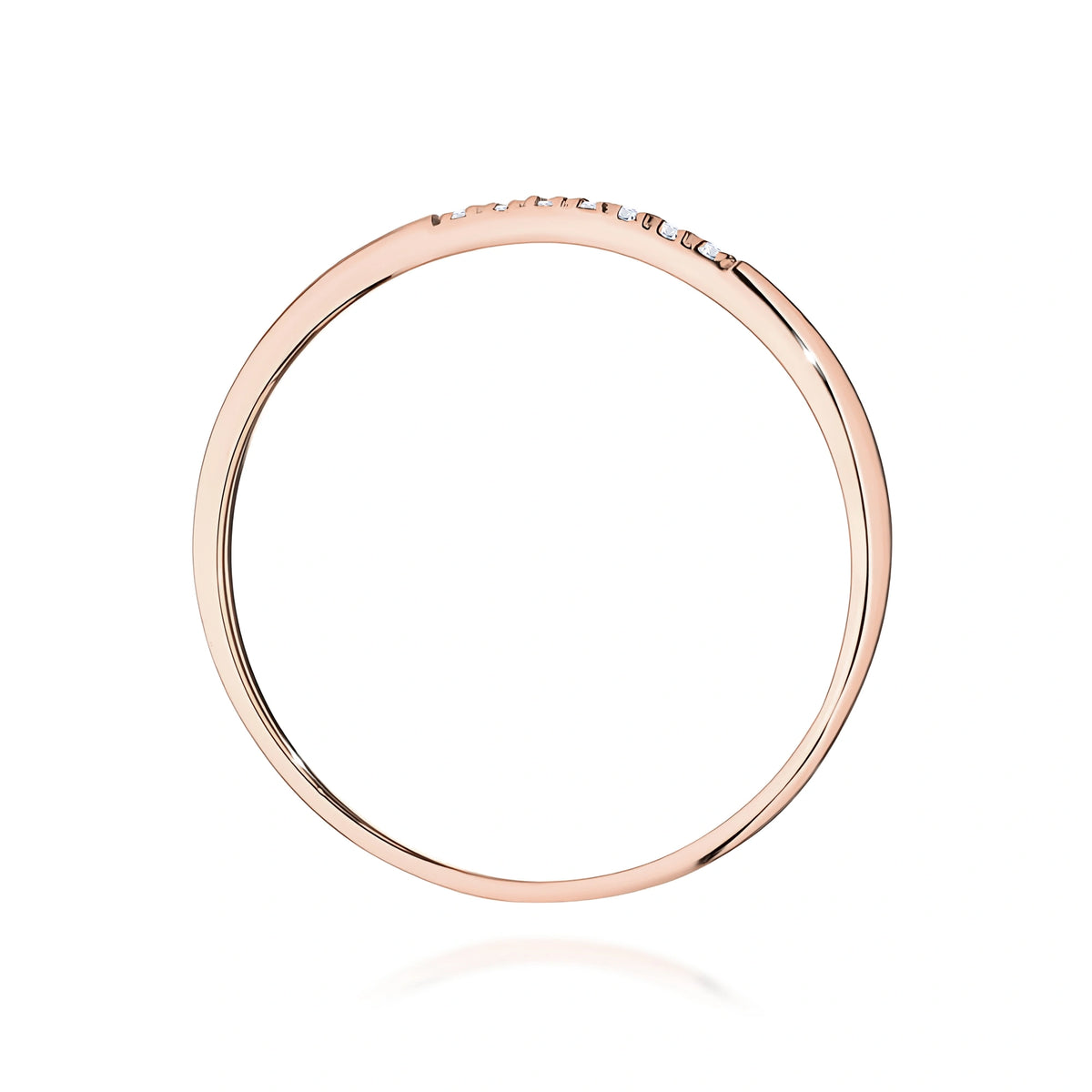 Bague Grace en or rose et diamants
