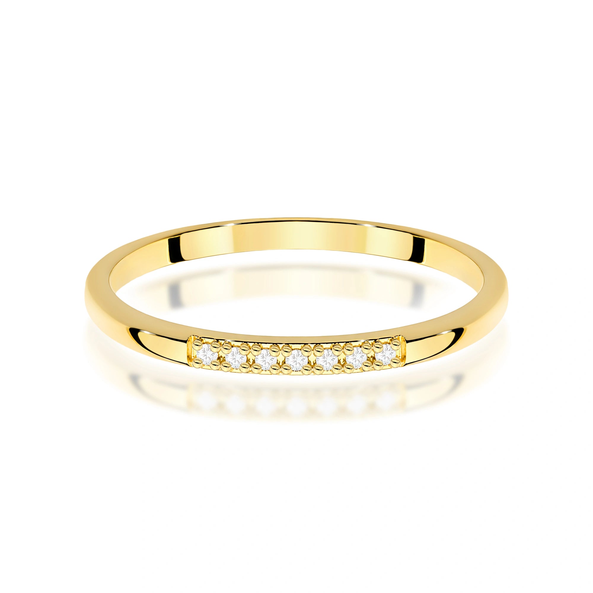 Anillo Grace en oro rosa y diamantes