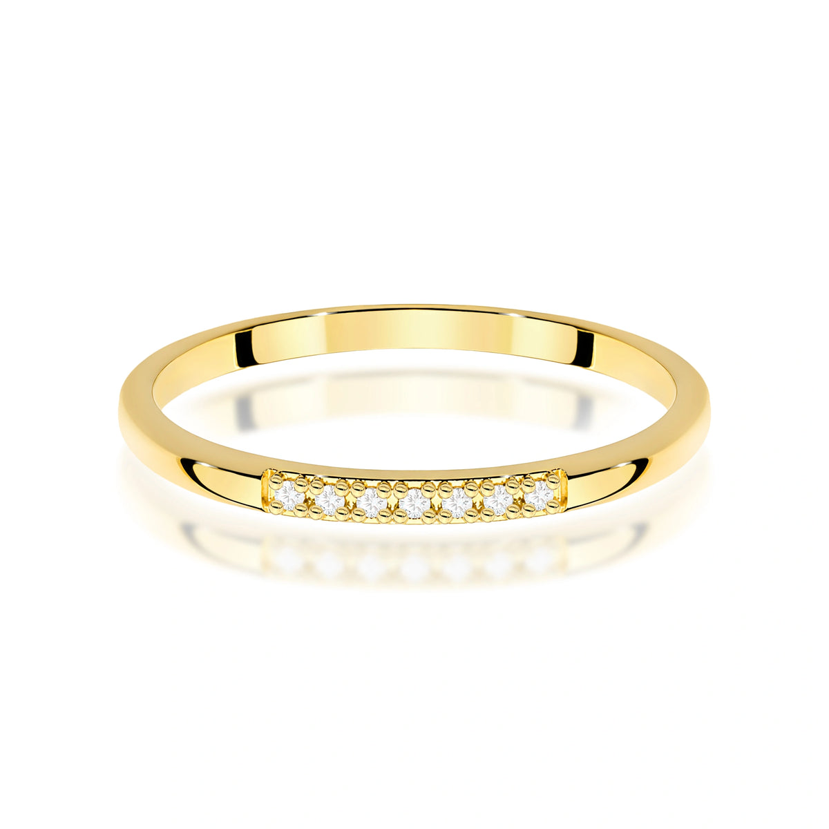 Bague Grace en or rose et diamants