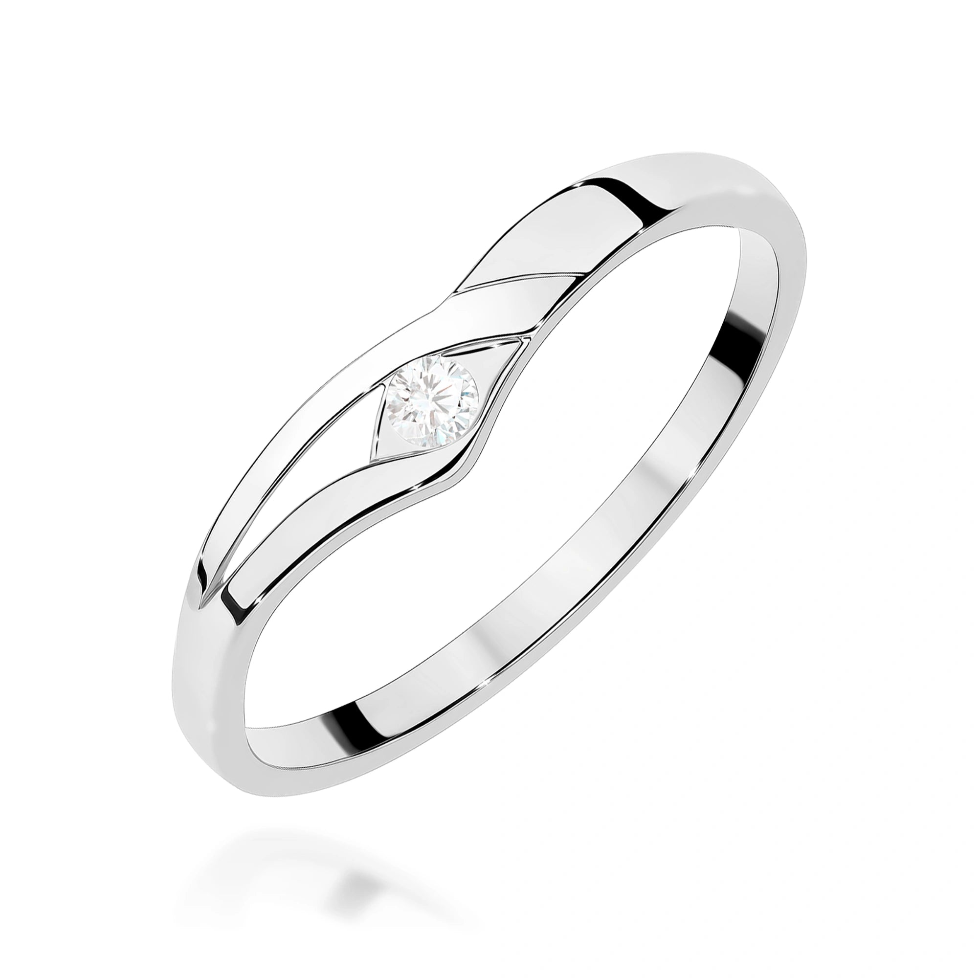 Anillo Embrace en oro rosa y diamante