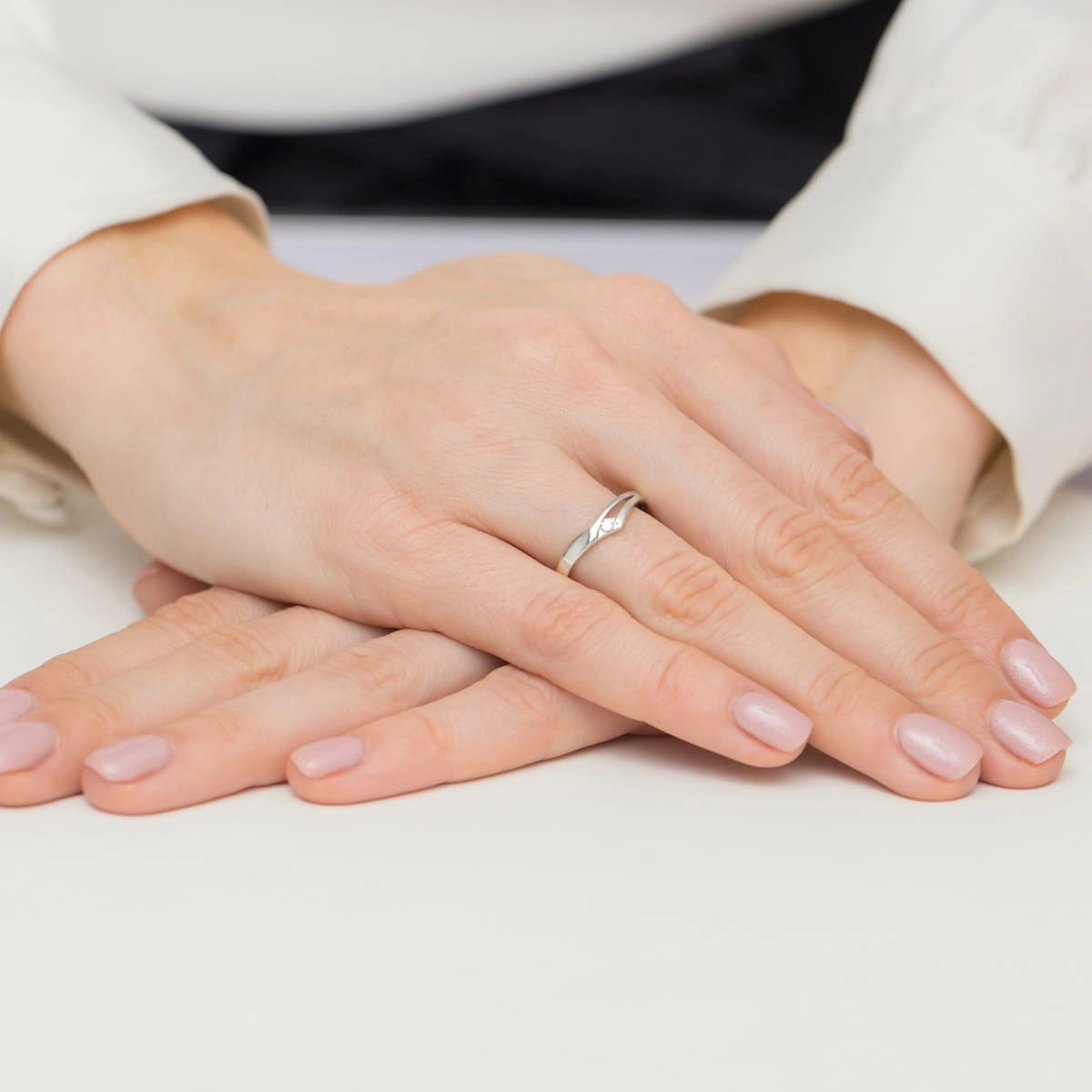 Embrace Rose Gold and Diamond Ring