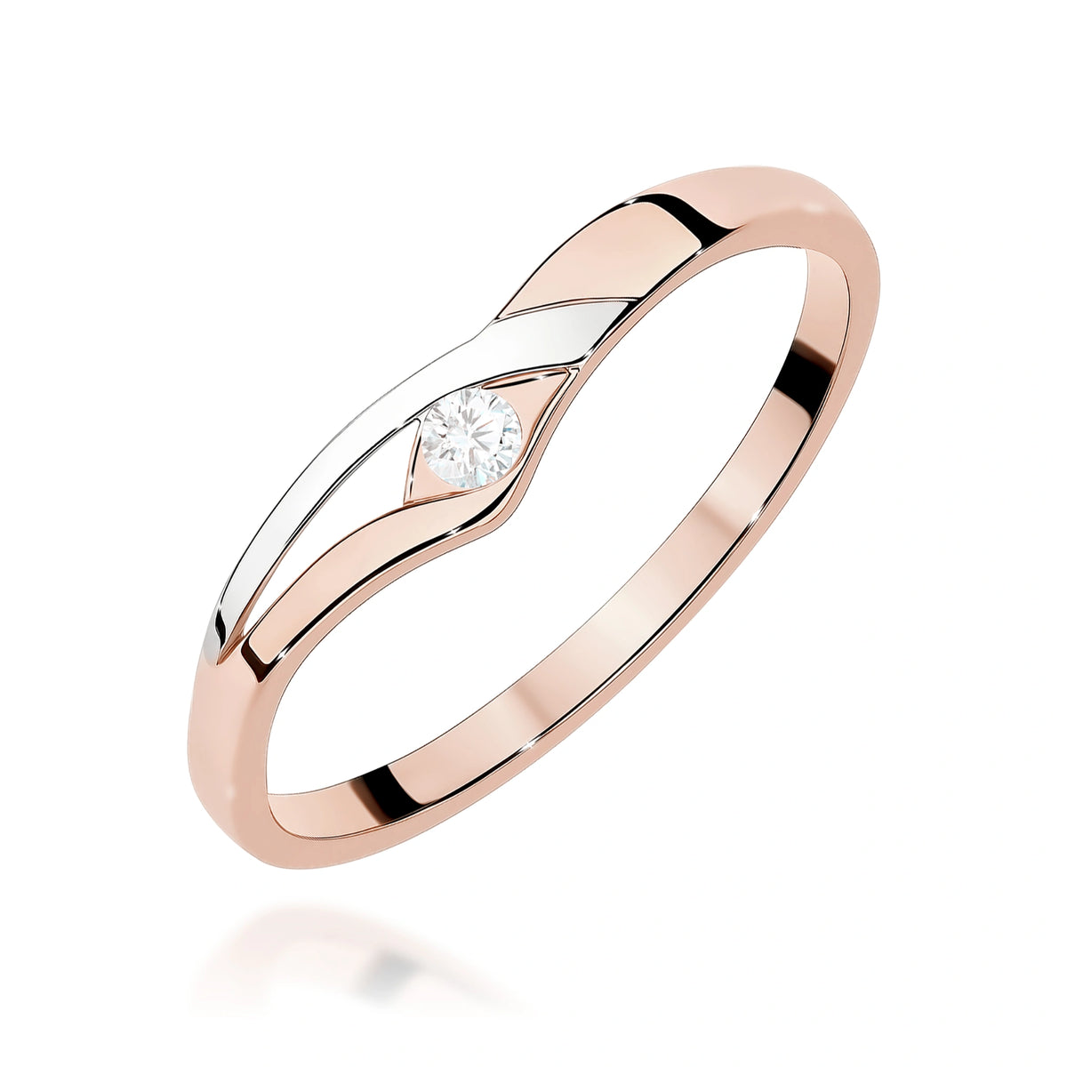 Embrace Rose Gold and Diamond Ring