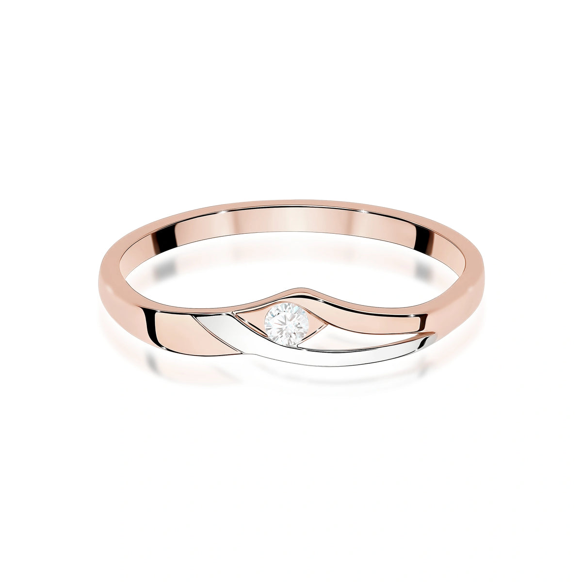 Embrace Rose Gold and Diamond Ring
