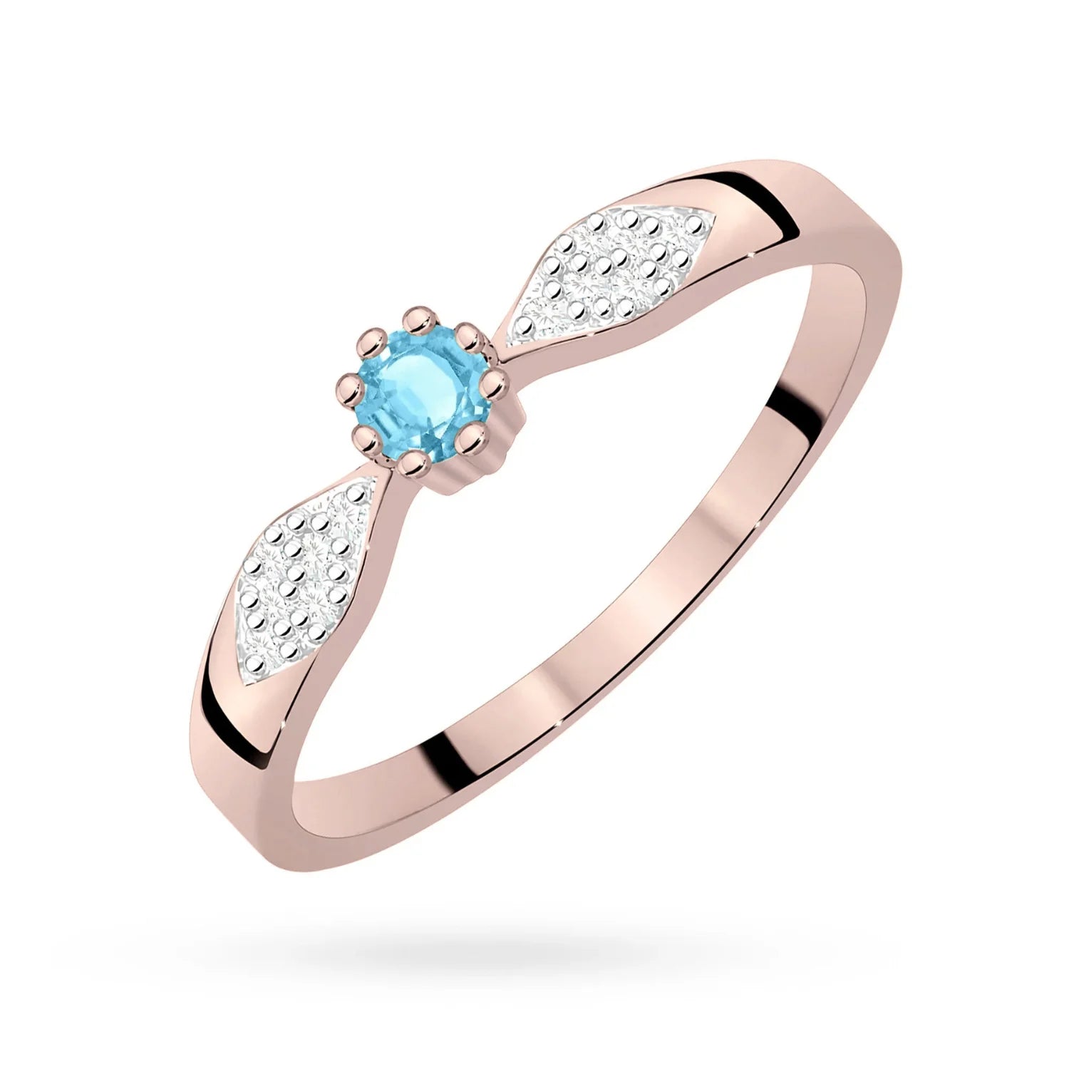 Anello Hope in Oro con Topazio e Diamanti