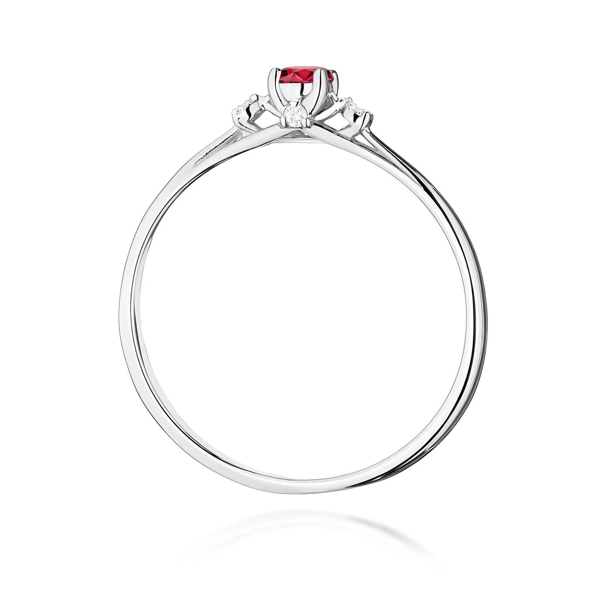 Anello Aka in Oro con Rubino e Diamanti