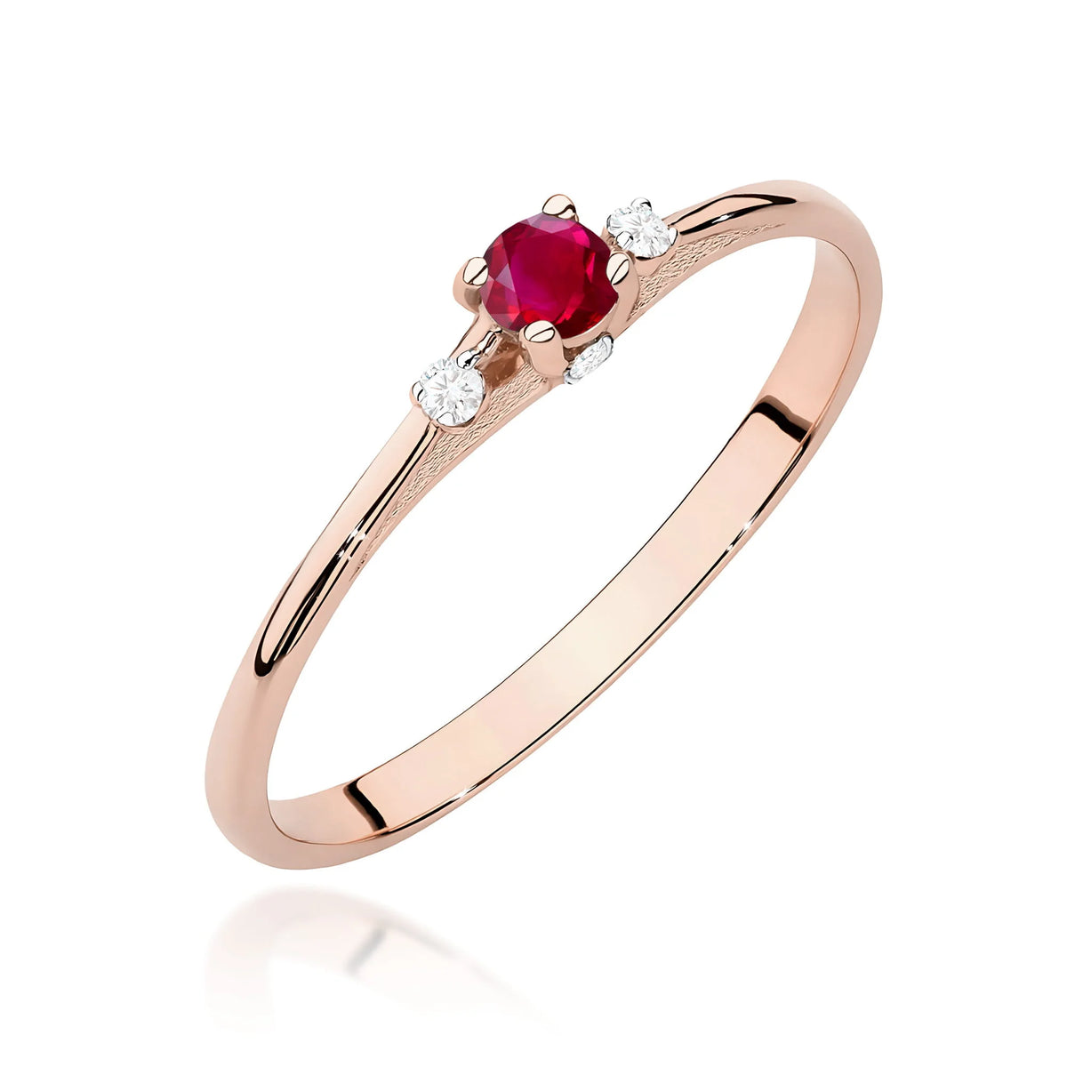 Anello Aka in Oro con Rubino e Diamanti