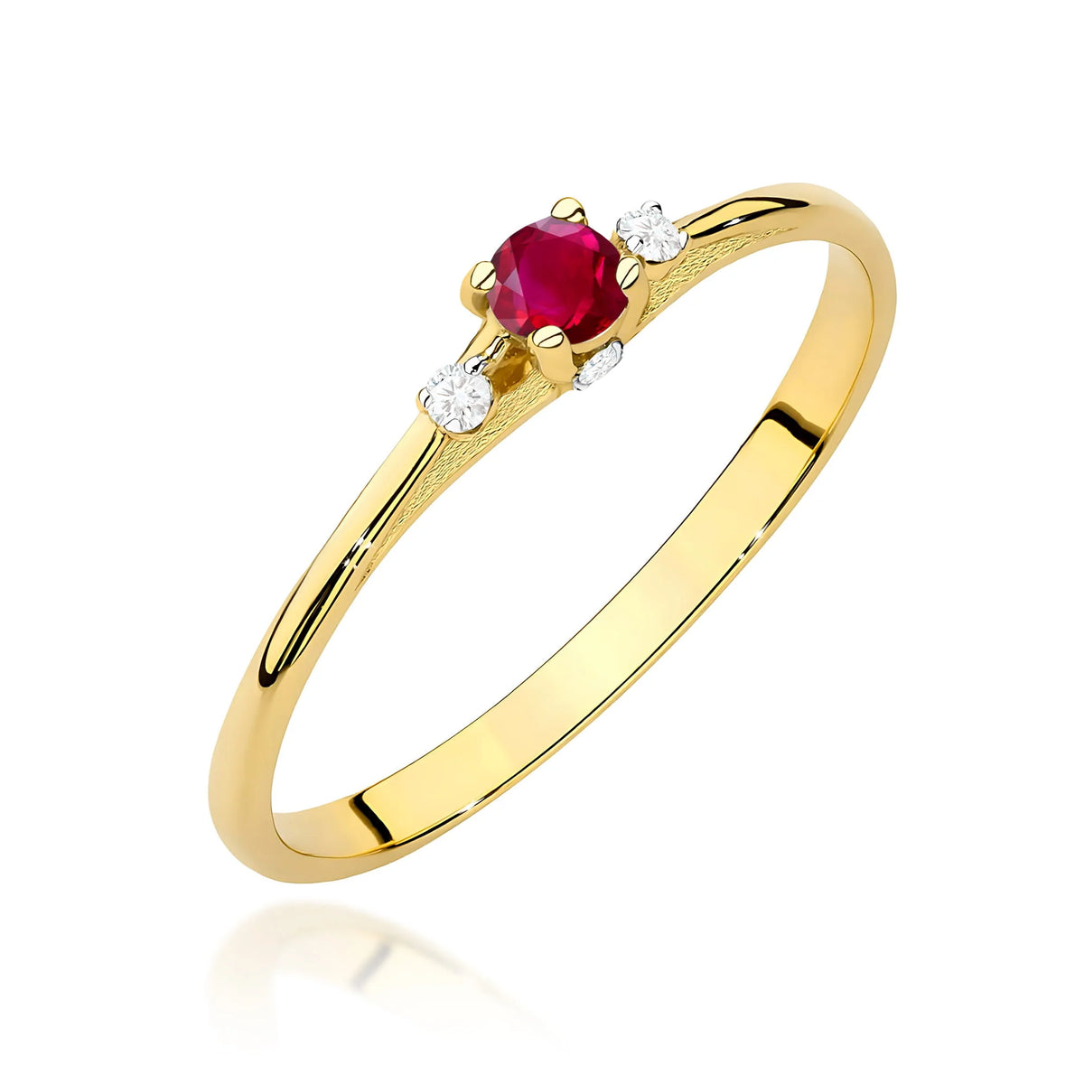 Anello Aka in Oro con Rubino e Diamanti