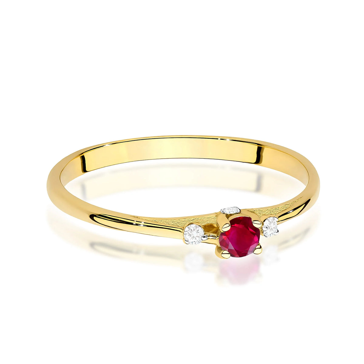 Anello Aka in Oro con Rubino e Diamanti