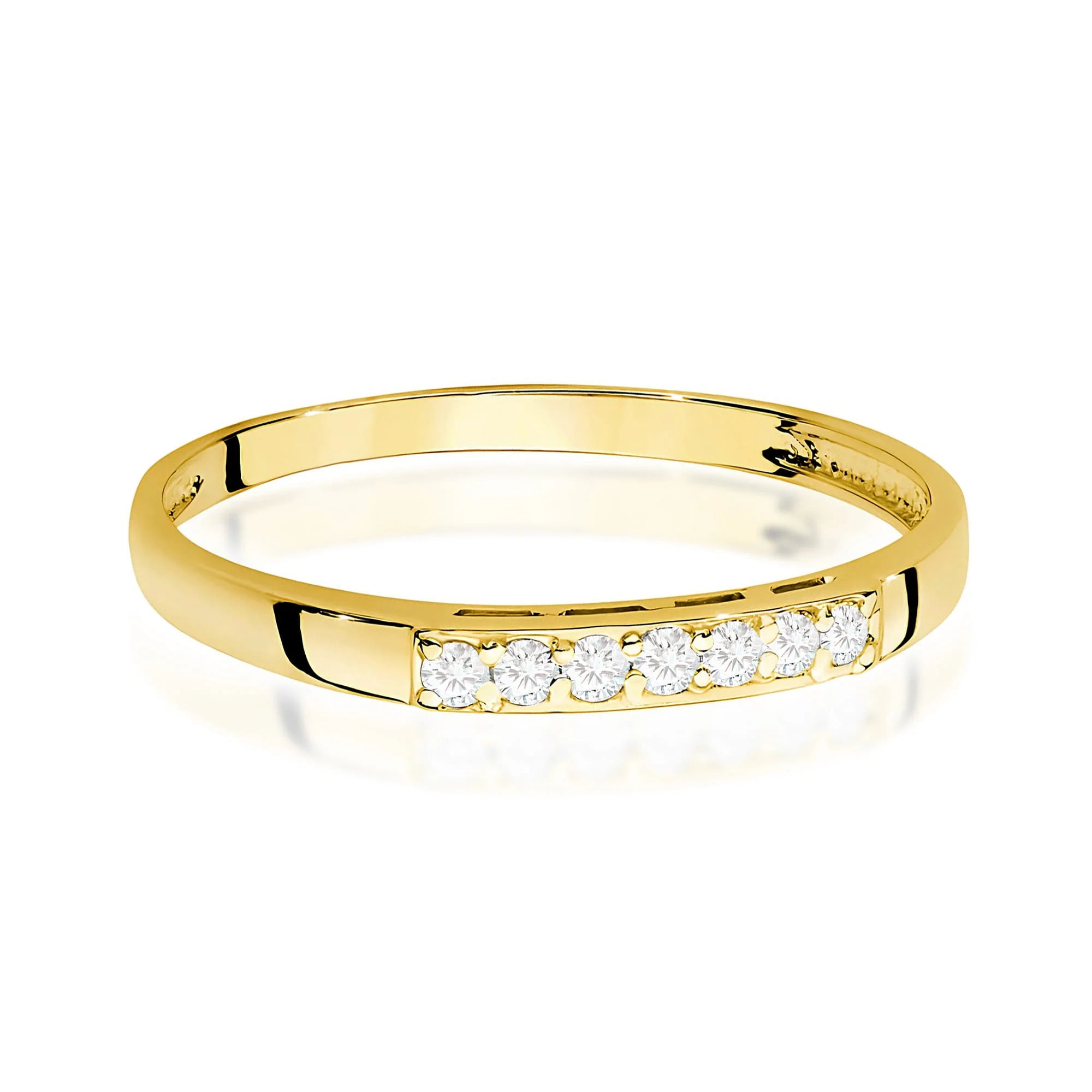 Riviera Grace Ring in Rose Gold with Diamonds