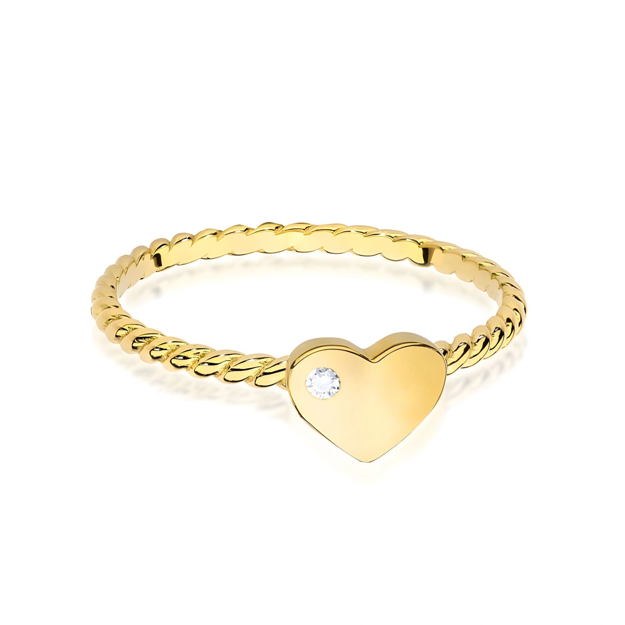 Hearts Rose Gold and Diamond Ring