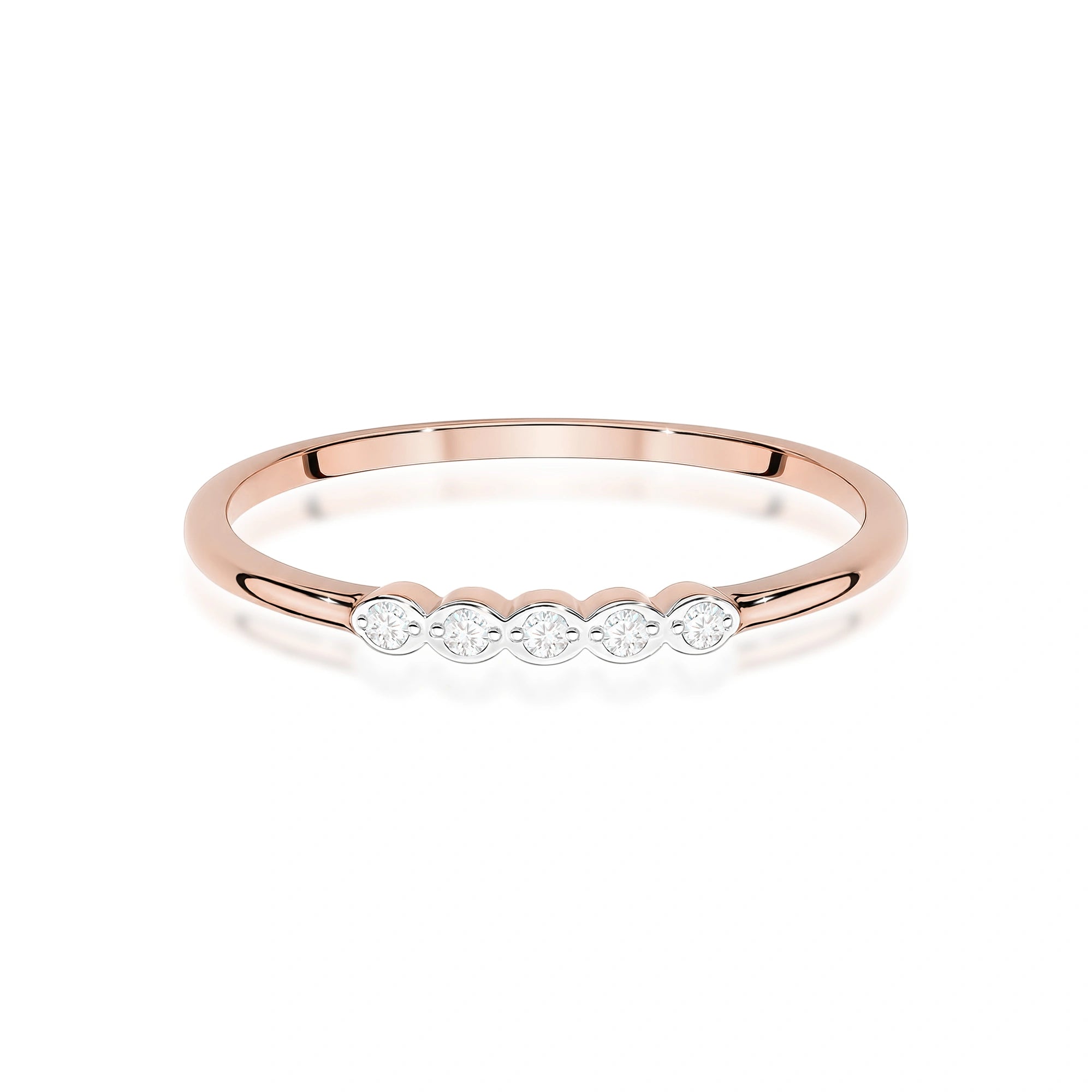 Grace Rose Gold and Diamond Ring