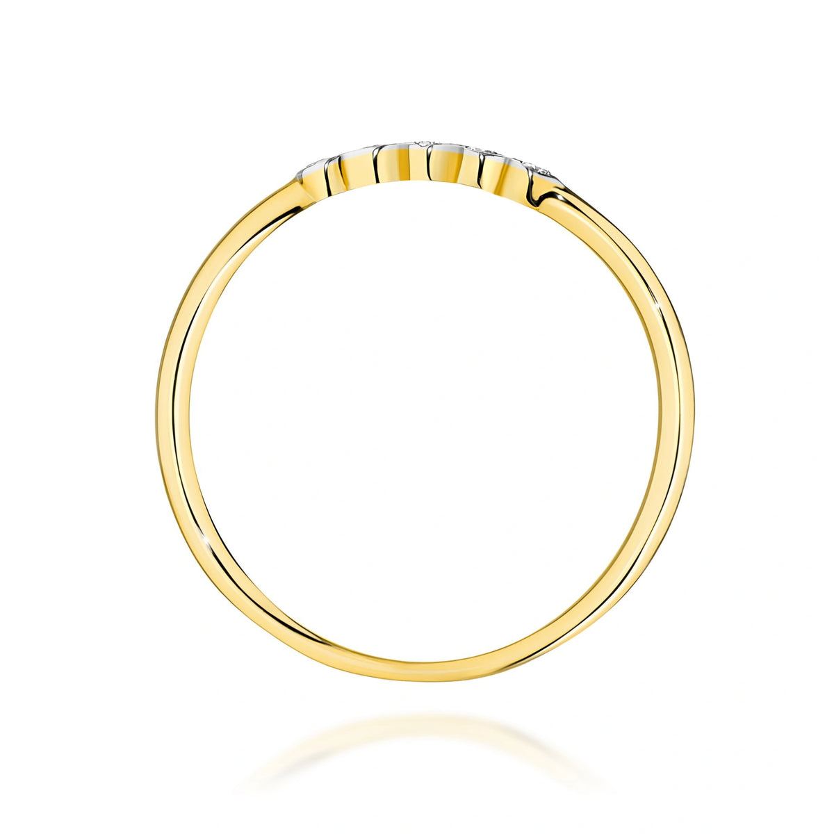 Anillo Grace en oro rosa y diamantes