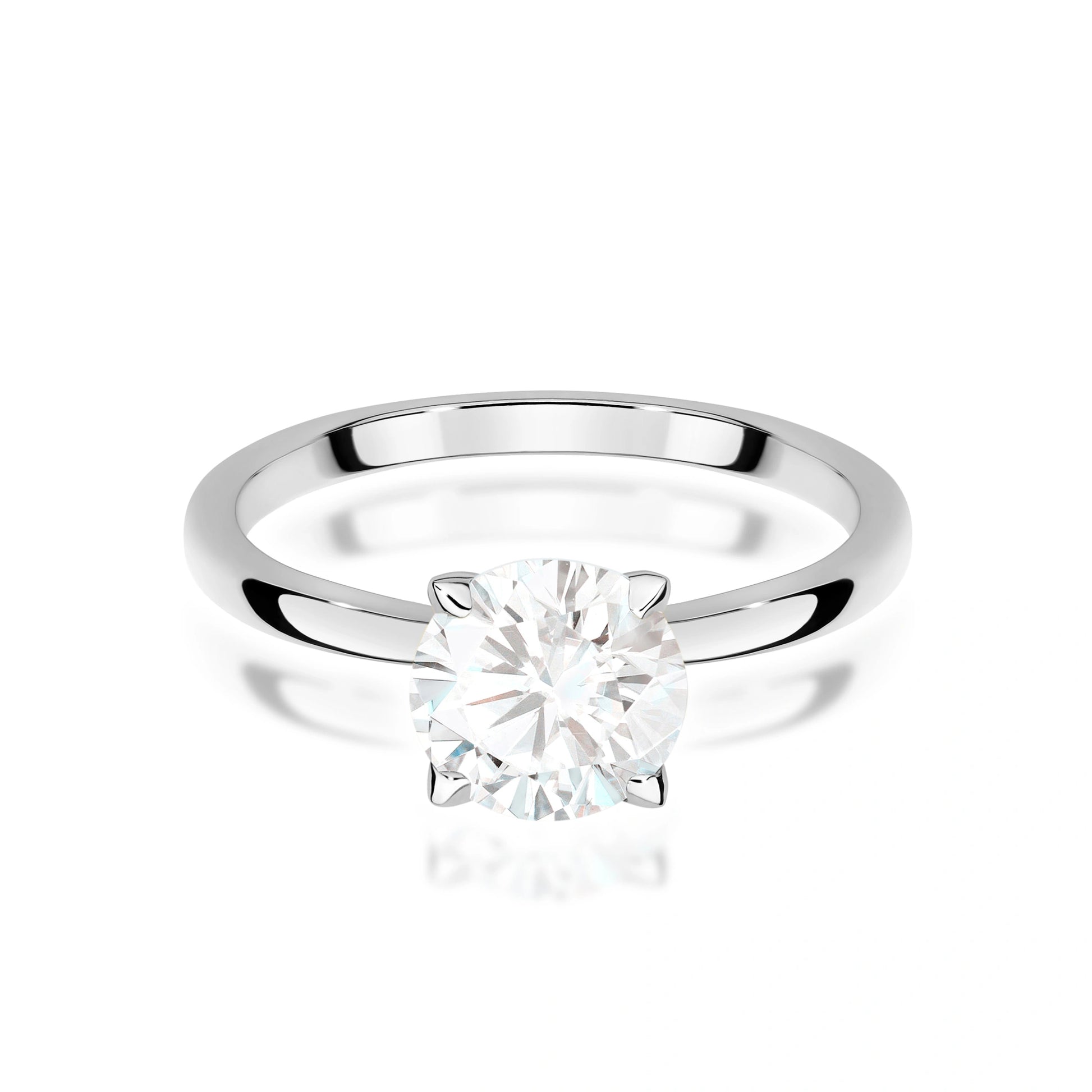 Isabel Solitaire Ring in Gold with Lab Grown Diamond 1 ct