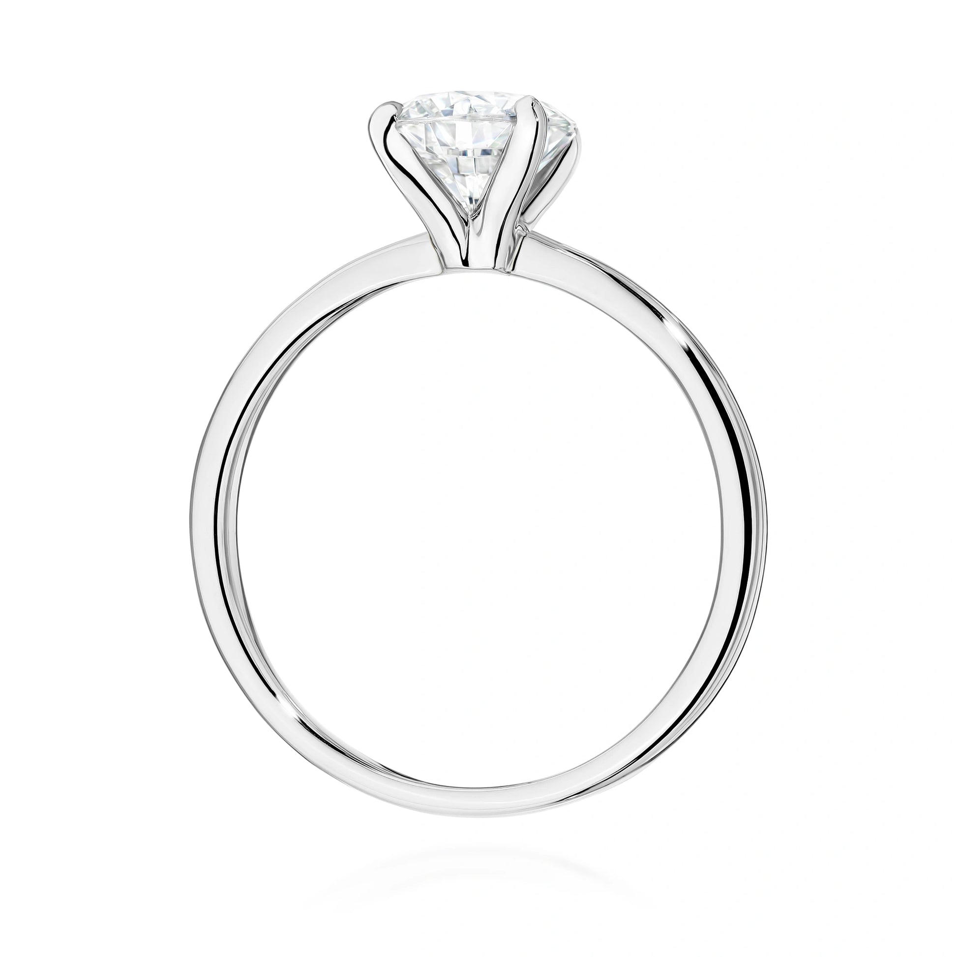 Isabel Solitaire Ring in Gold with Lab Grown Diamond 1 ct
