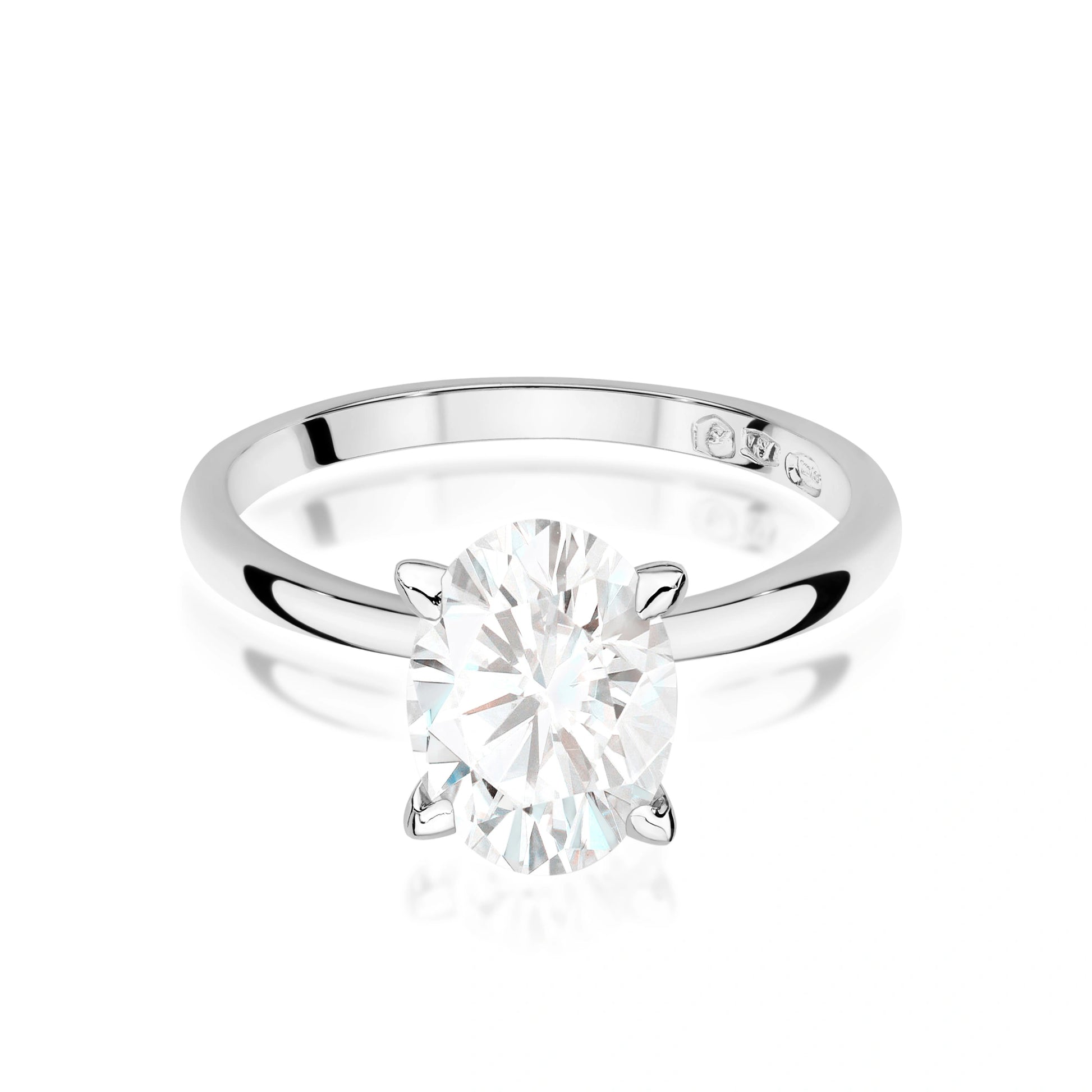 Diana Solitaire Ring in Gold with Lab Grown Diamond 1.5 ct