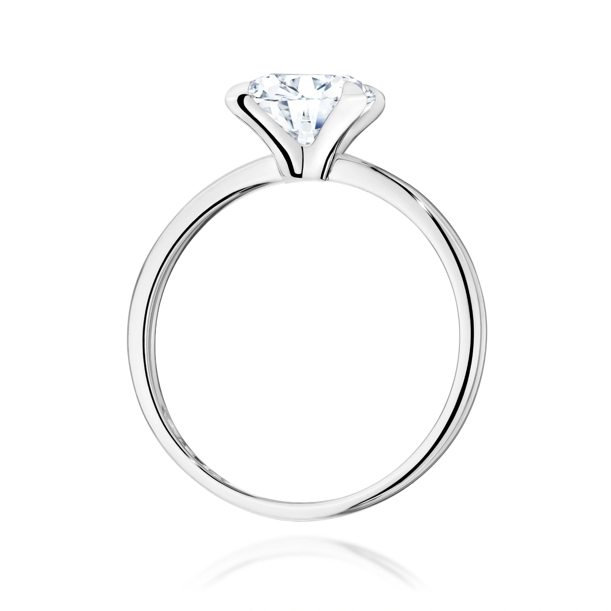 Diana Solitaire Ring in Gold with Lab Grown Diamond 1.5 ct