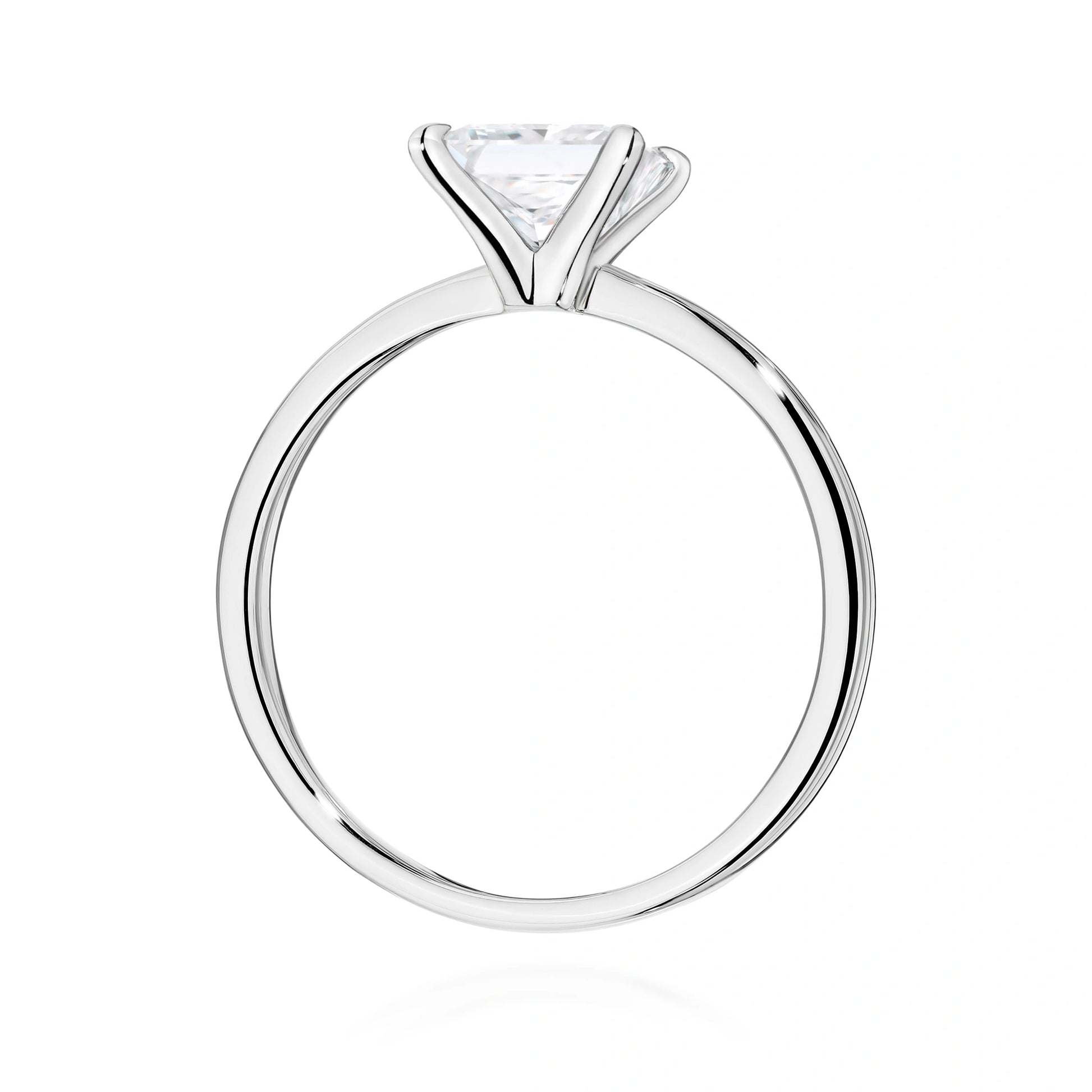 Emily Solitaire Ring in Gold with Lab Grown Diamond 1 ct