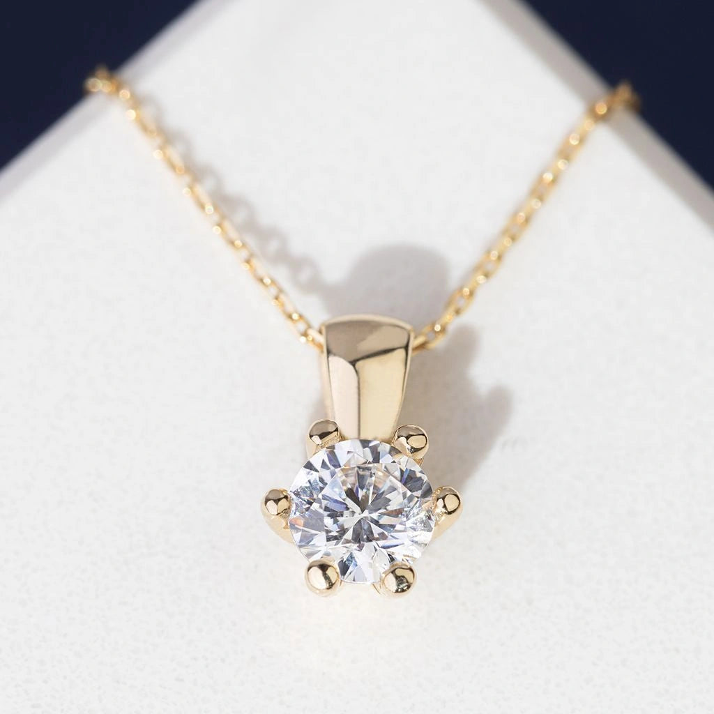 Punto Luce Classico in Oro con Diamante HPHT