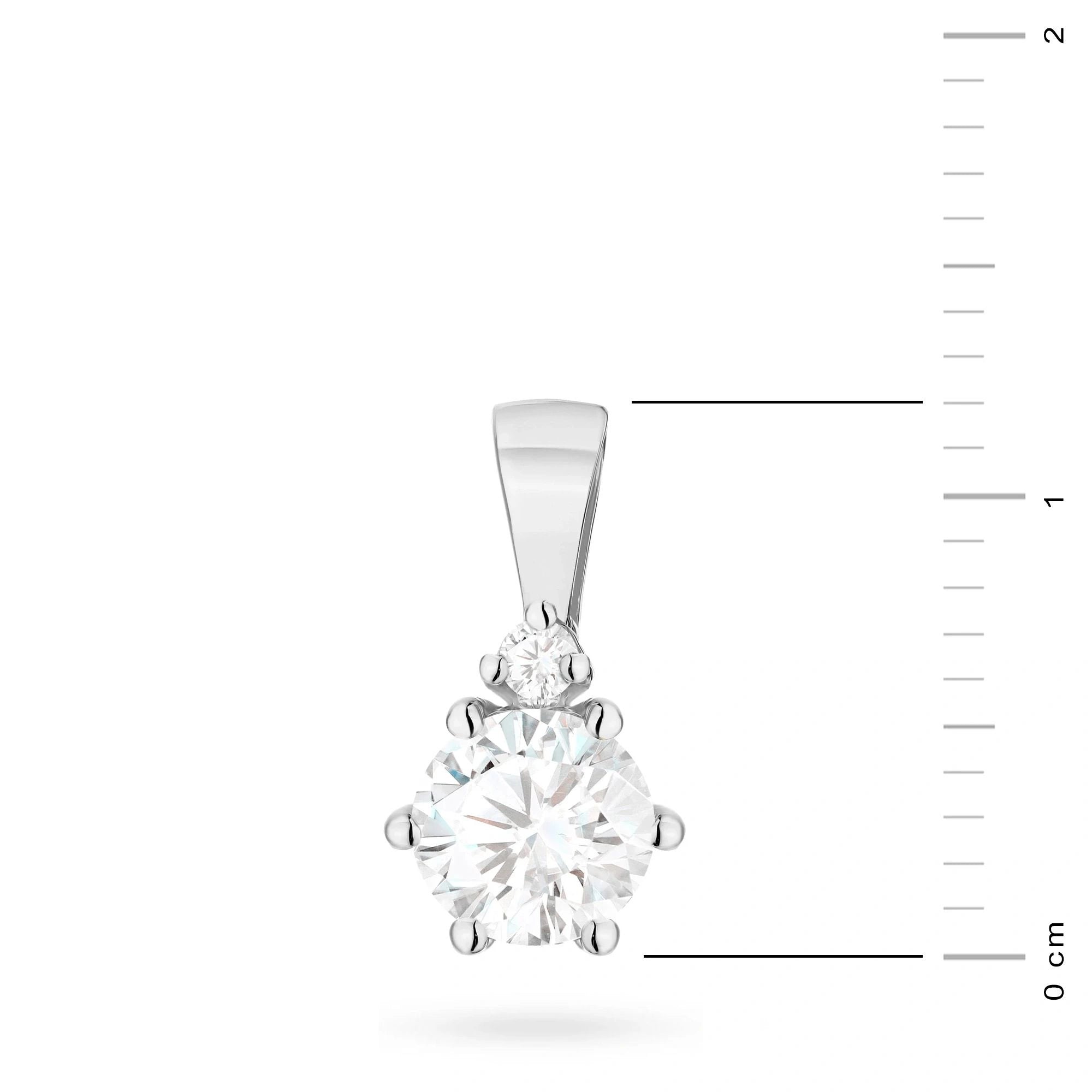 Colgante Aurora de Luz en Oro con Diamante CVD