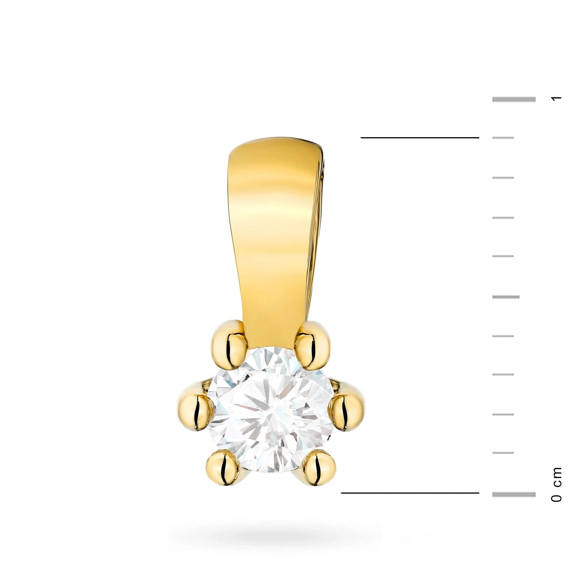 Punto Luce Classico in Oro con Diamante HPHT