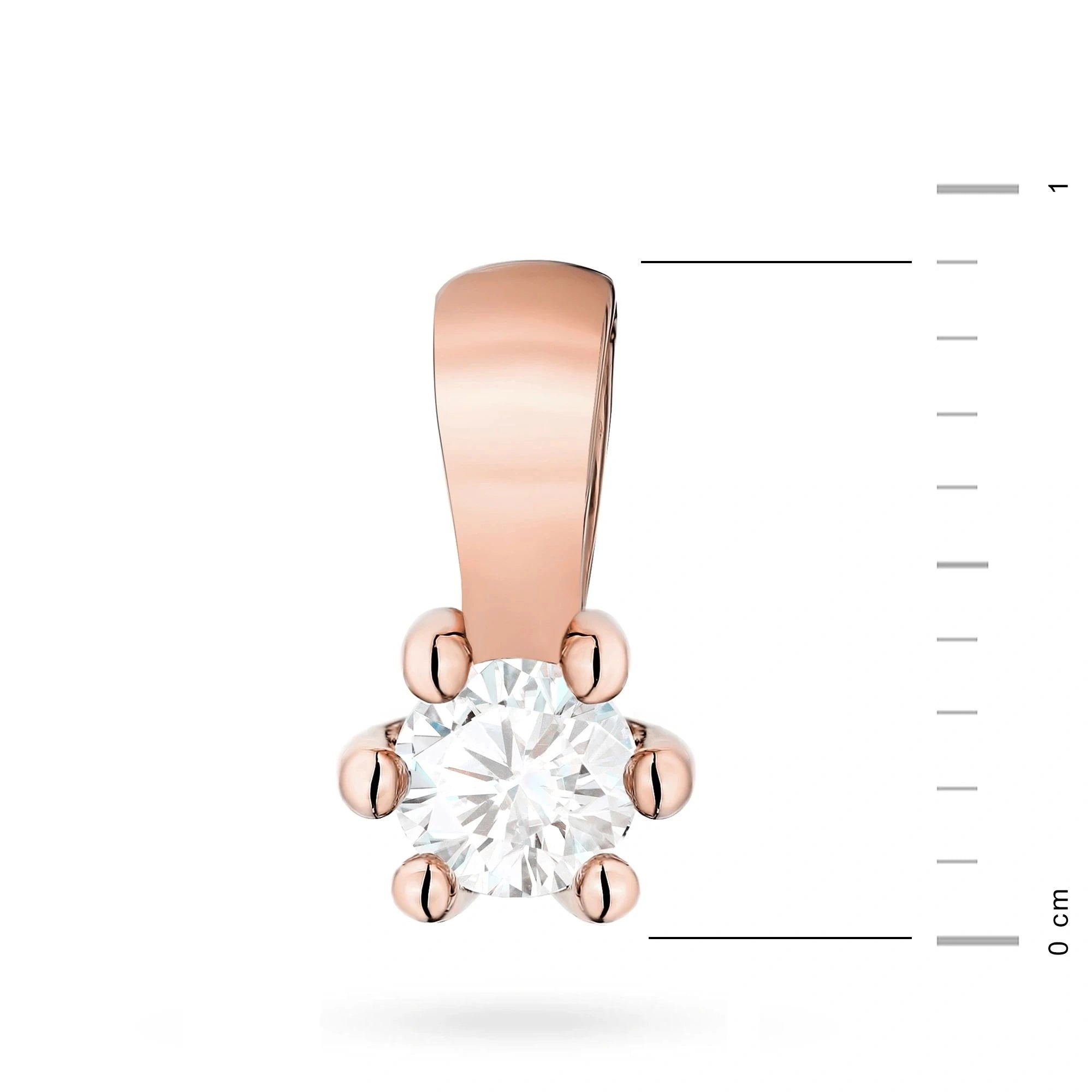 Classic Gold Solitaire with HPHT Diamond