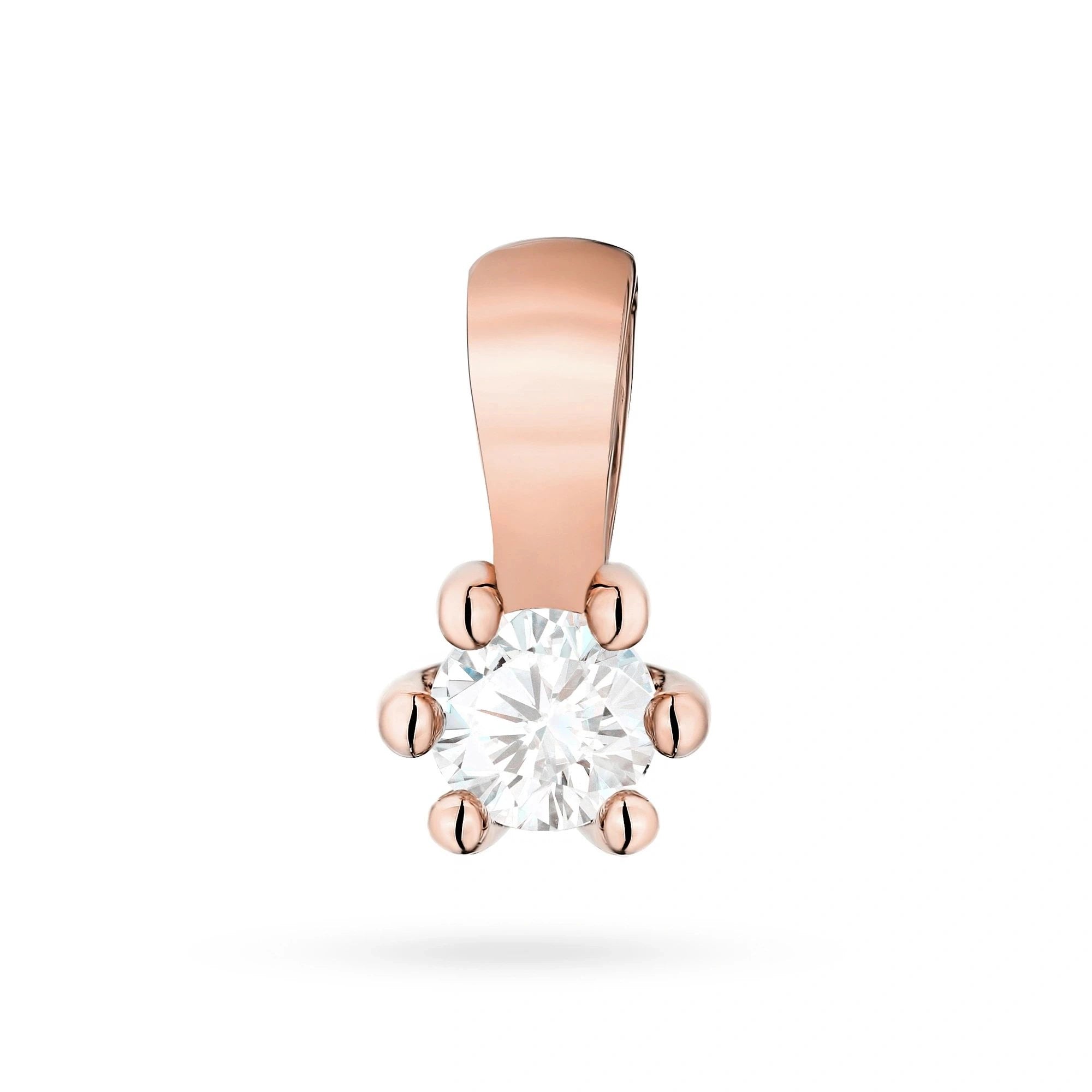 Classic Gold Solitaire with HPHT Diamond