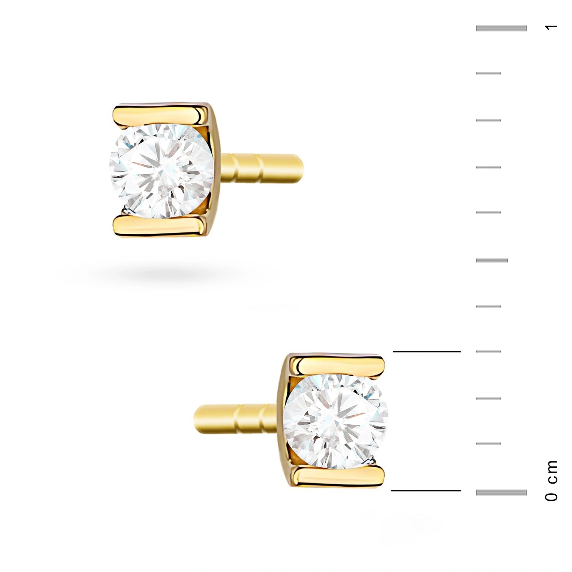 Orecchini Essenza in Oro con Diamante