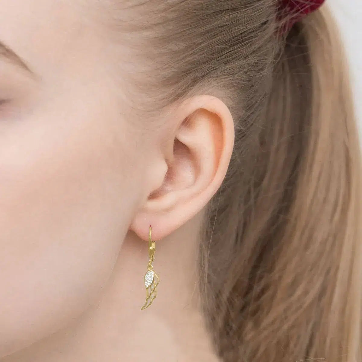 Orecchini in Argento con Ali Strass e Zirconi