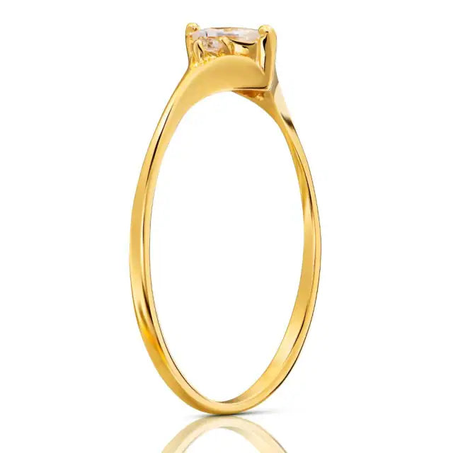 Moana Ring in Gold with Zircons