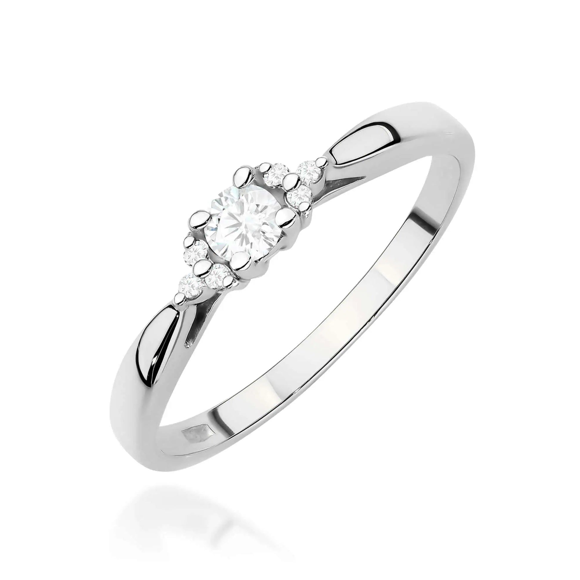 Anello Aria in Oro con Diamanti HPHT