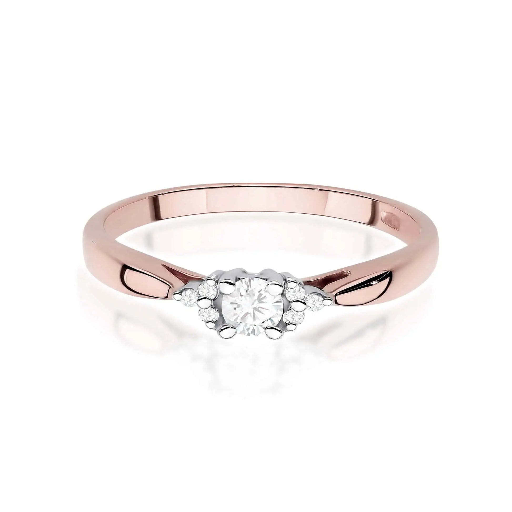 Anello Aria in Oro con Diamanti HPHT