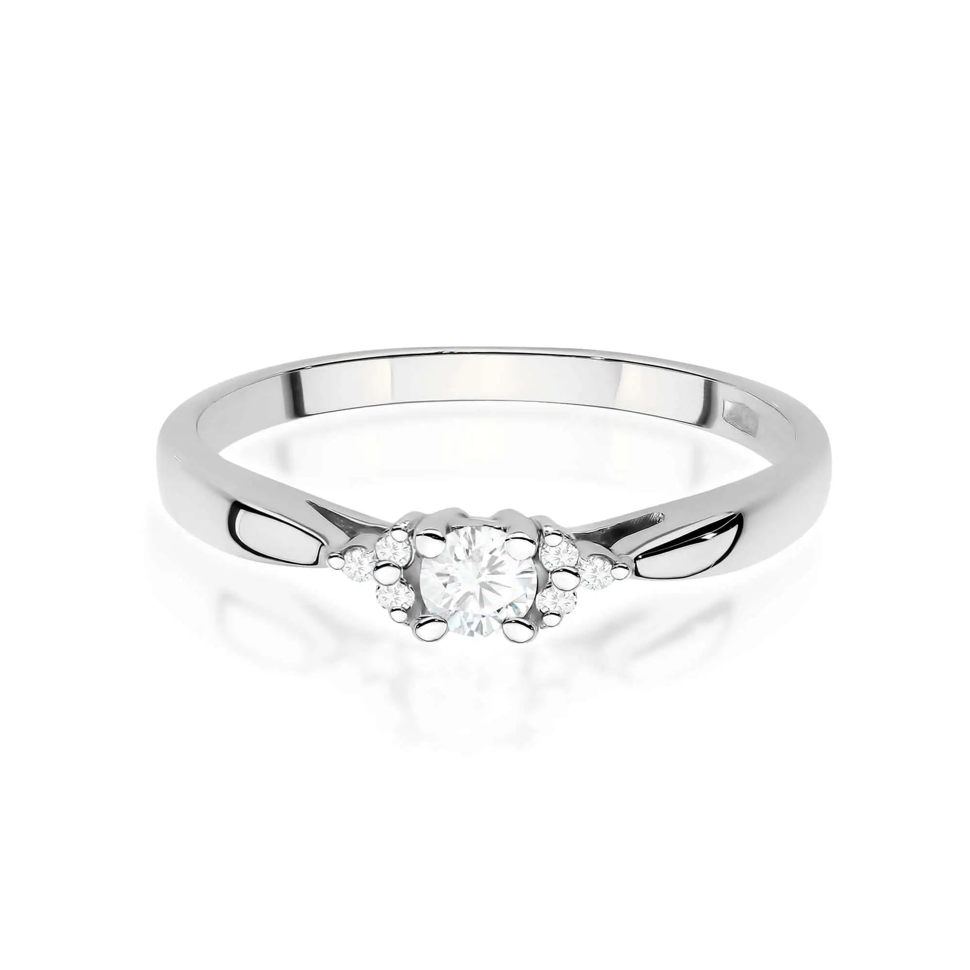 Anello Aria in Oro con Diamanti HPHT