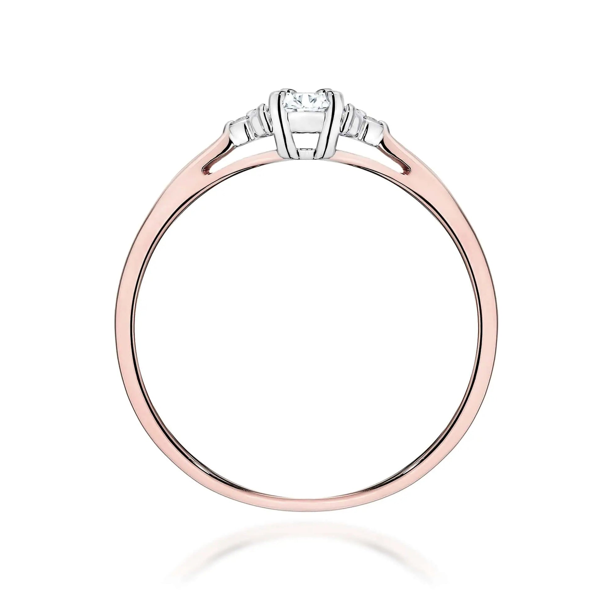 Anello Aria in Oro con Diamanti HPHT