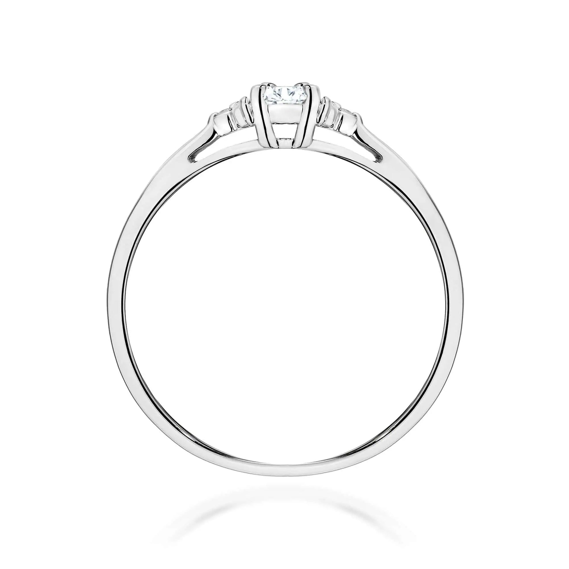 Anello Aria in Oro con Diamanti HPHT