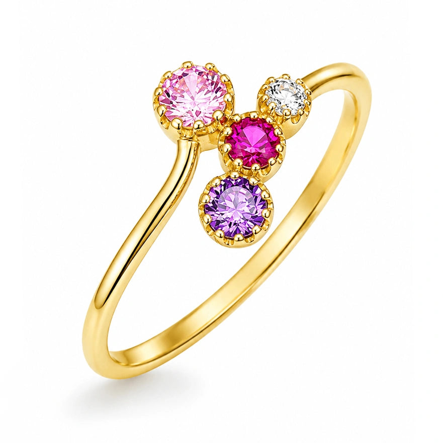 Anello Formula con Zirconi