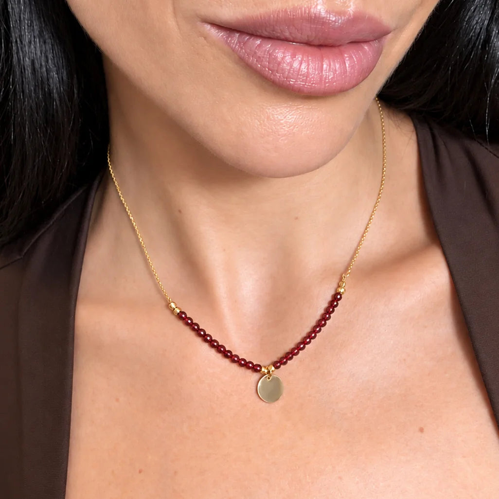 Collana con Giada e Medaglia Incidibile (Copia)